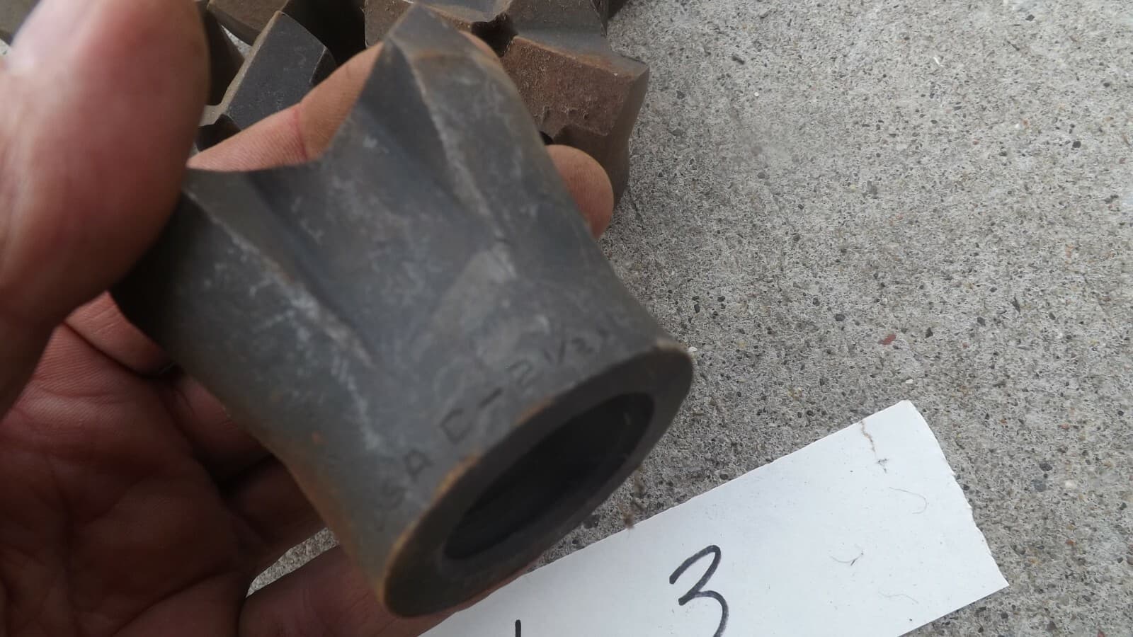 12 pc lot Timken 2 1/2" Tungsten Carbide Rock Drill Bit Mining Masonry Drilling 2