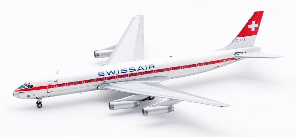 Inflight B-862-IDG-P Swissair Douglas DC-8-62 HB-IDG Diecast 1/200 Jet Model New 2