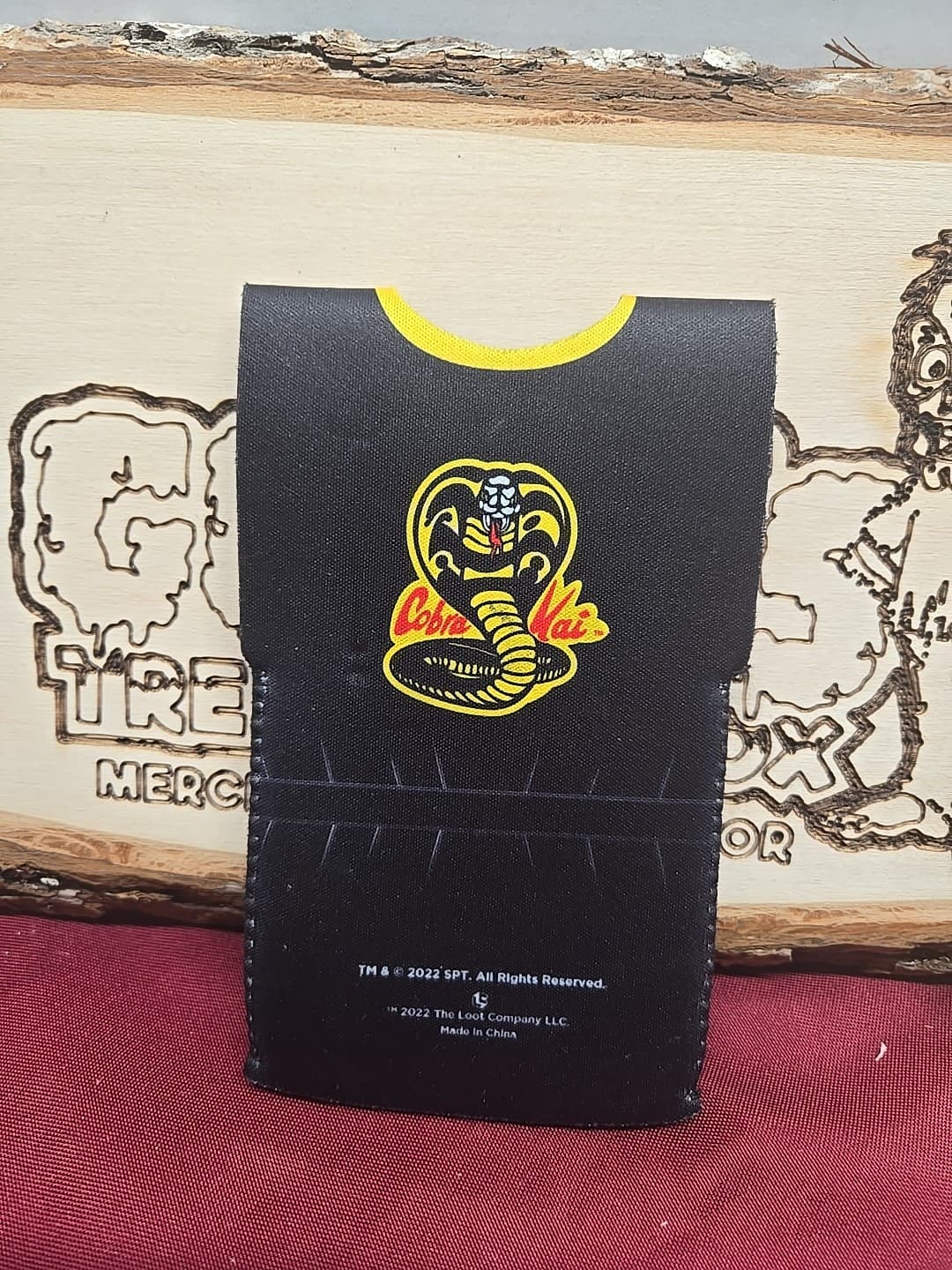Cobra Kai Lootcrate Merch Bottle Coozy & Set Of 2 Pins 2022 2