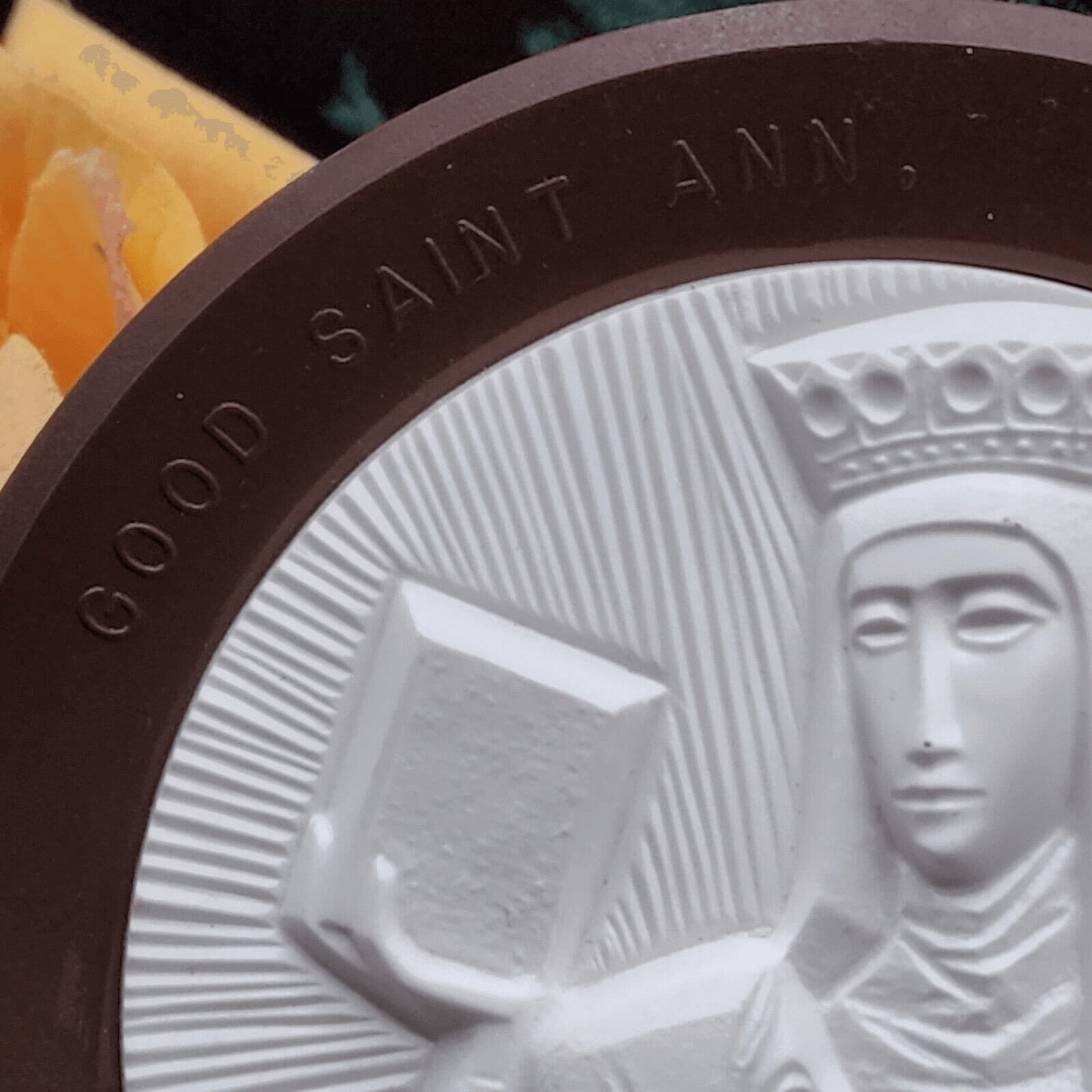 Good Saint Ann Pray For Us Catholic Art Easel Back 4"  Home Altar Gift 2