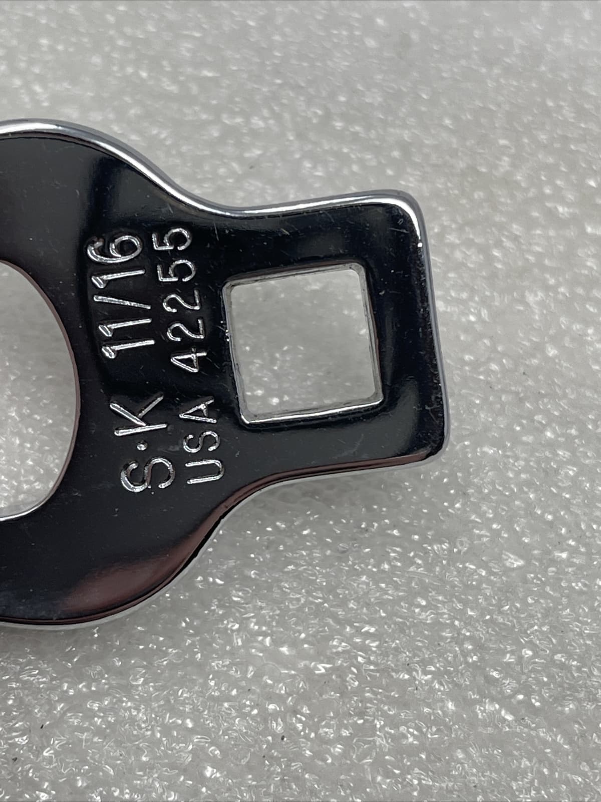 SK TOOLS 42255 Chrome Crowfoot Wrench, 3/8” Drive SAE, 11/16” 5