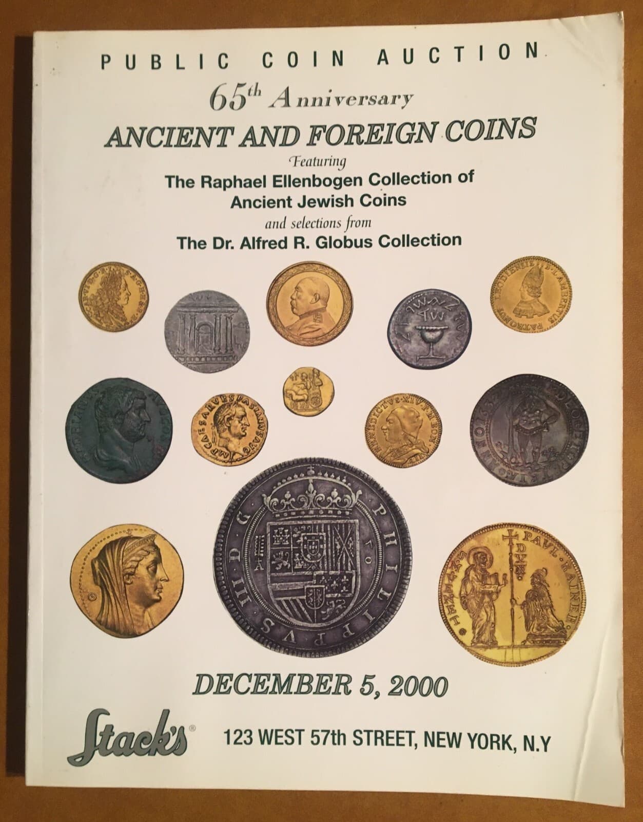 WITH PRICES REALIZED LIST: STACK's DEC. 2000 AUCTION JEWISH WORLD - *25331957 🌈