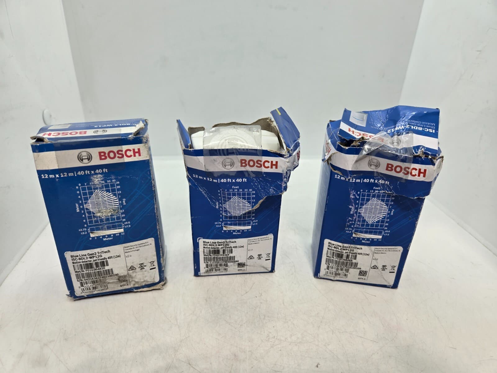 [LOT OF 3]  BOSCH ISC-BDL2-WP12 Motion Detector   FAST FREE SHIPPING b 3