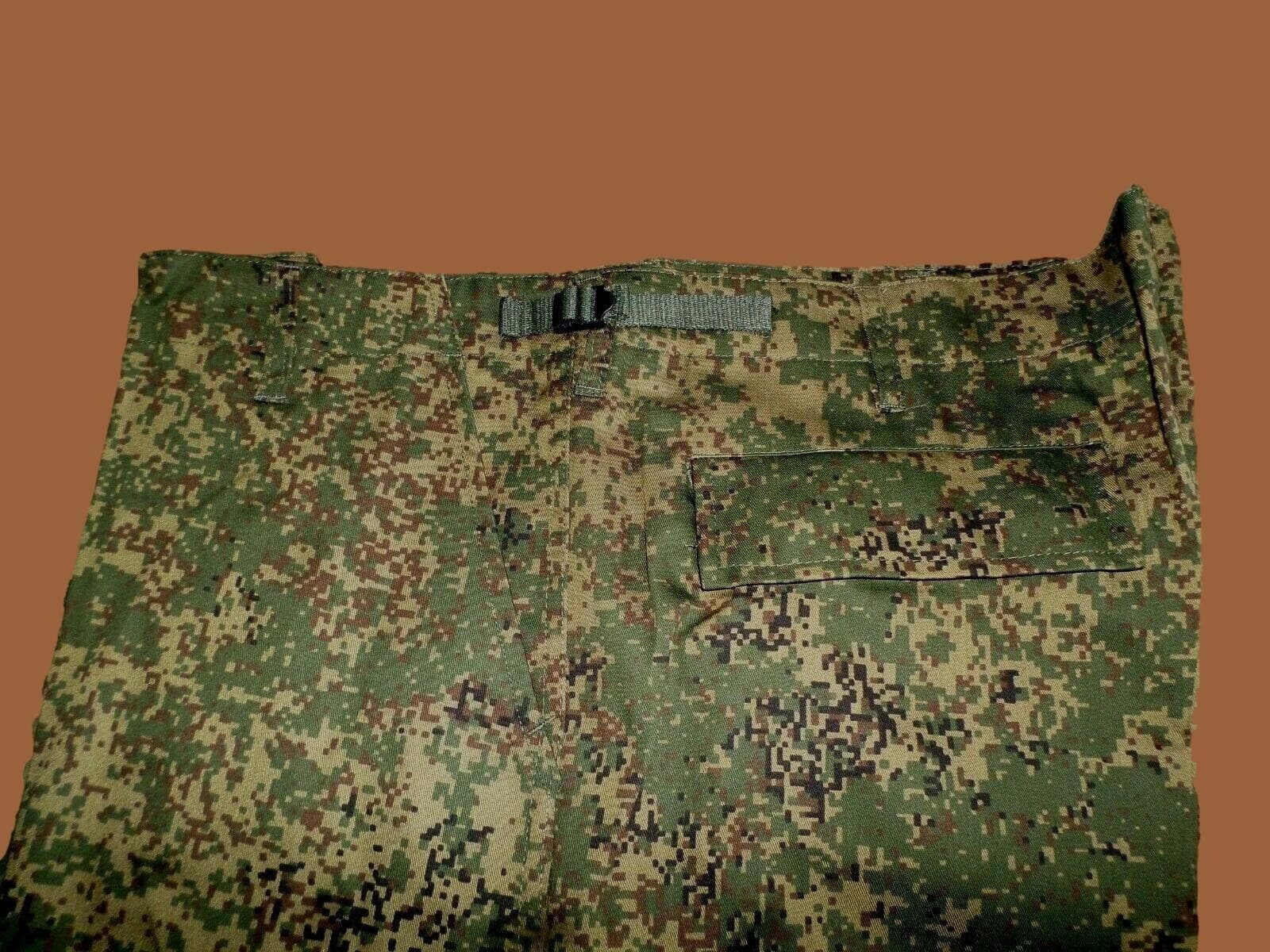 RUSSIAN DIGITAL CAMOUFLAGE PANTS MILITARY BDU CARGO 6 POCKET FATIGUE TROUSERS 4