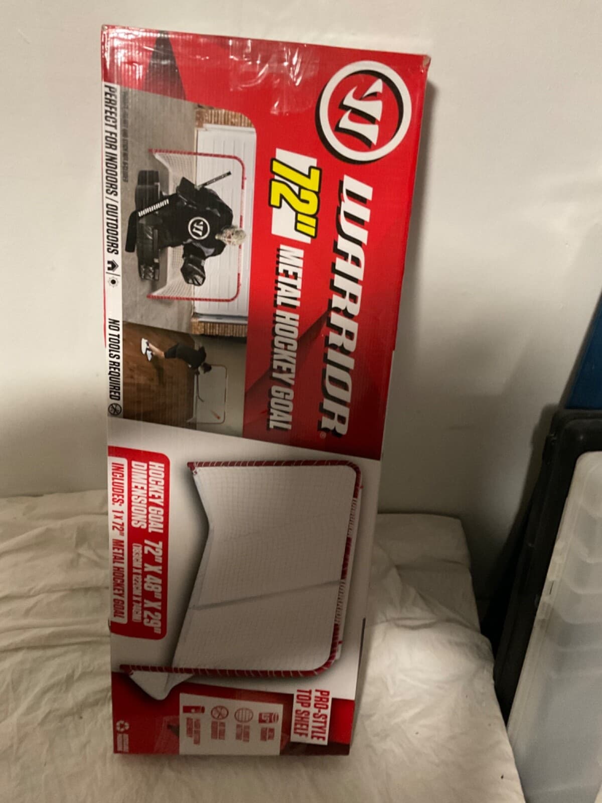 WARRIOR  Sports Deluxe Pro Style Top Shelf  Metal Hockey Goal 2