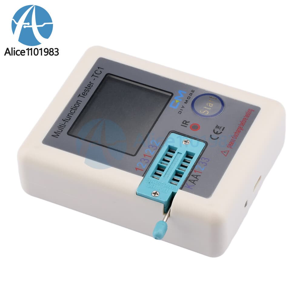 LCR-TC1 Transistor Tester Diode Capacitance Meter LCR ESR NPN PNP MOSFET Test 4