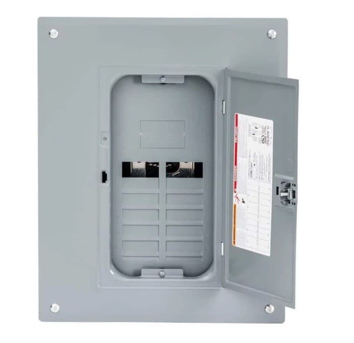 Square D Main Lug Plug-On Neutral Load Center Cover 125A 8-Space 16-Circuit 4