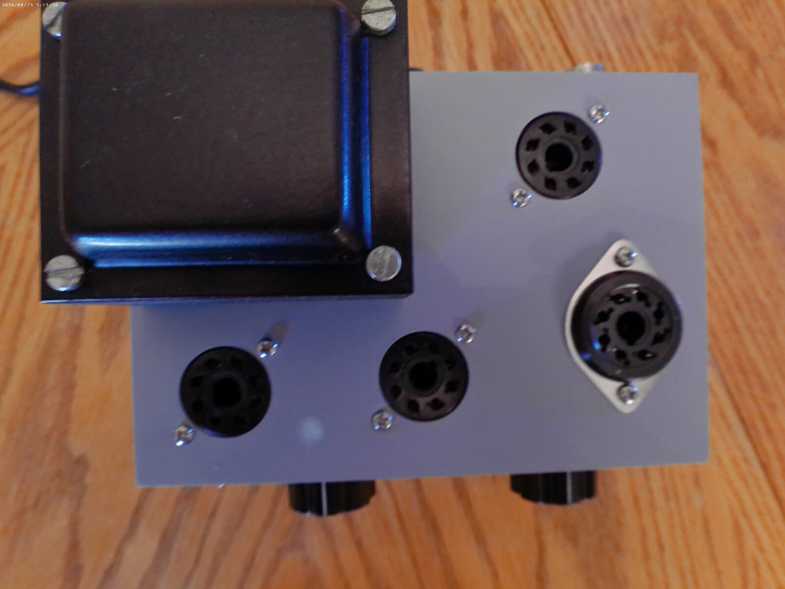 630/160/80 and 40 Meter 6V6 CW Transmitter 6