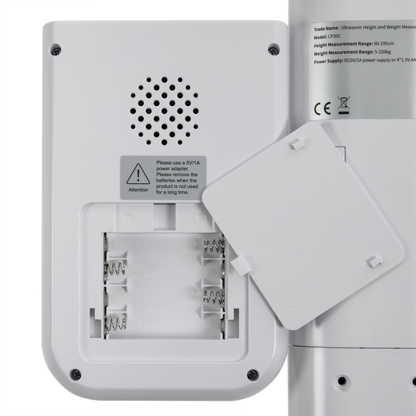 Ultrasonic Electronic Height And Body Weight Scale Max 220kg For Health Care 6