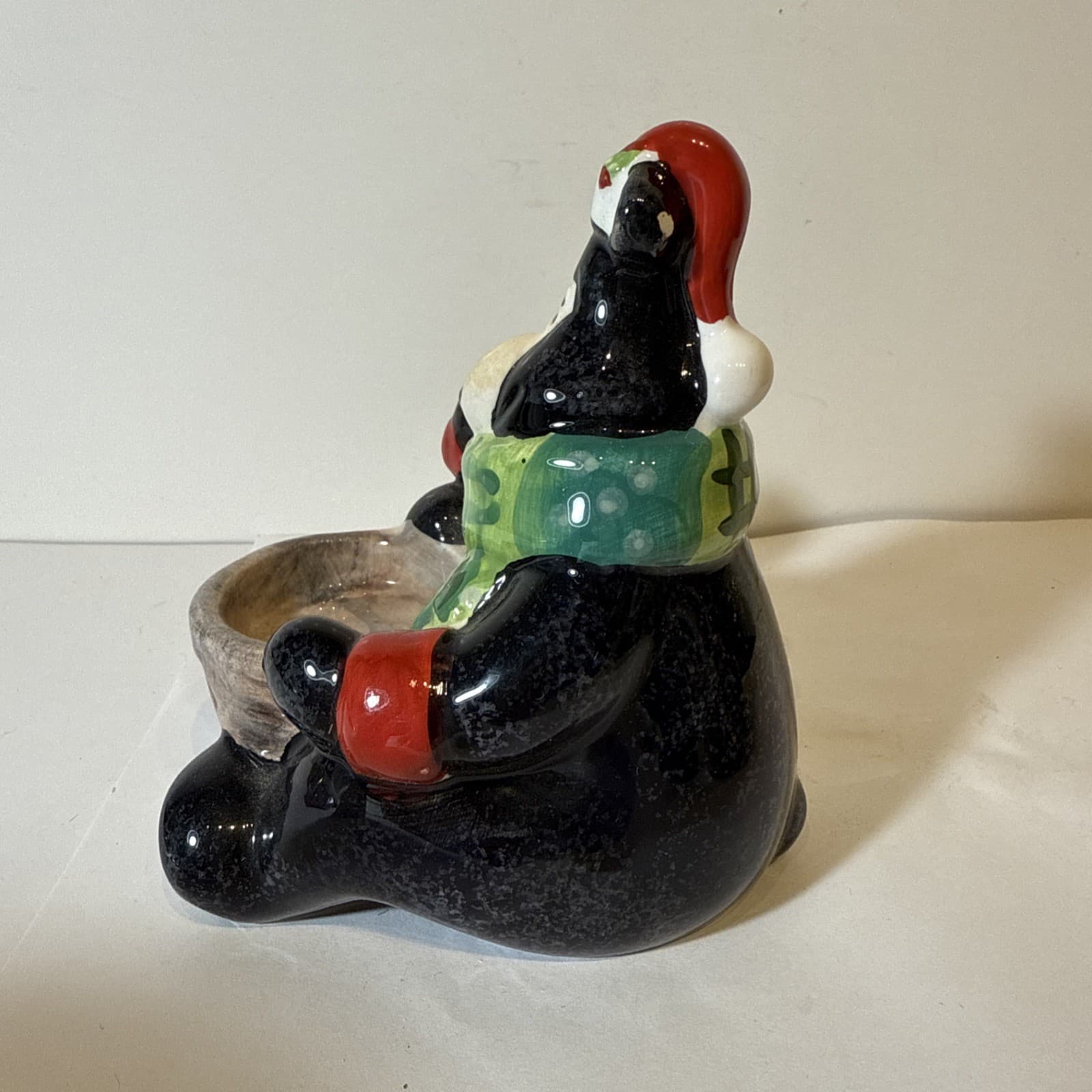 Set of 4 Holiday Christmas Bear Tealight Candle Holders Midwestern Home Products 3