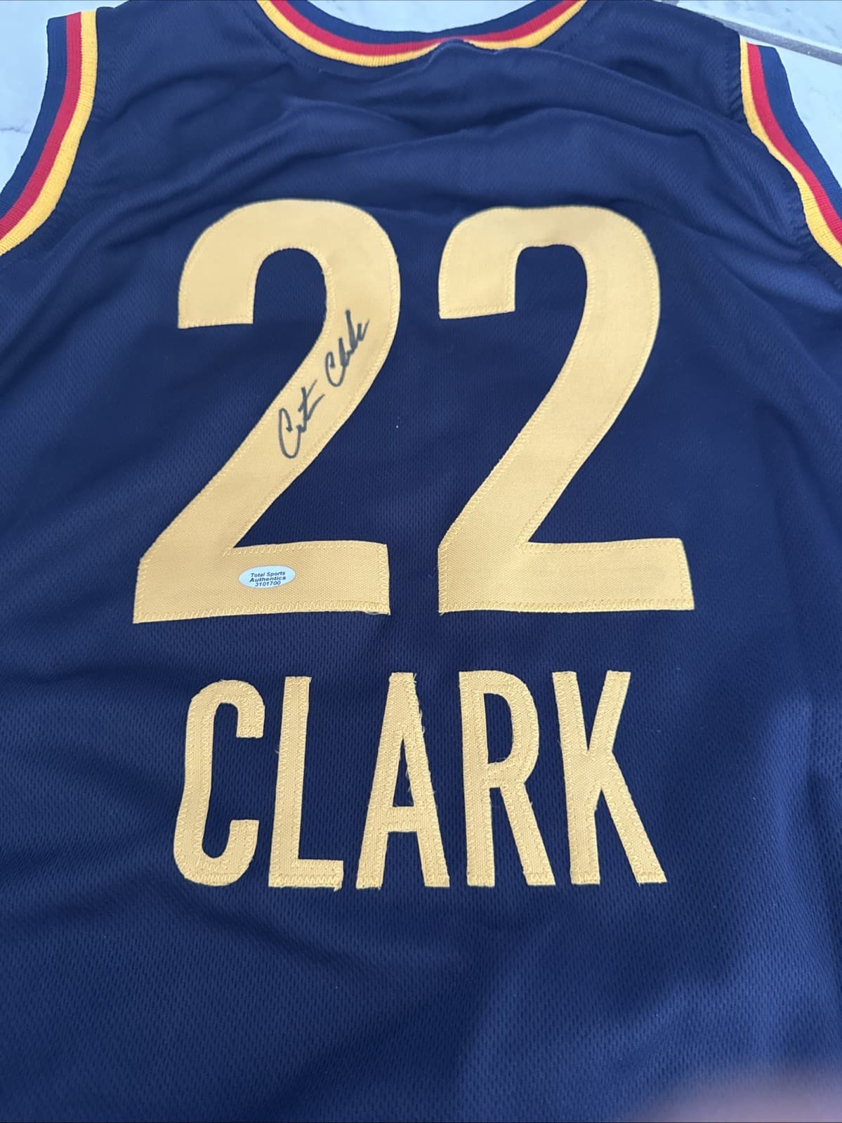 Caitlin Clark Signed Autographed Indiana Fever Custom Jersey TSA Authenticated 3