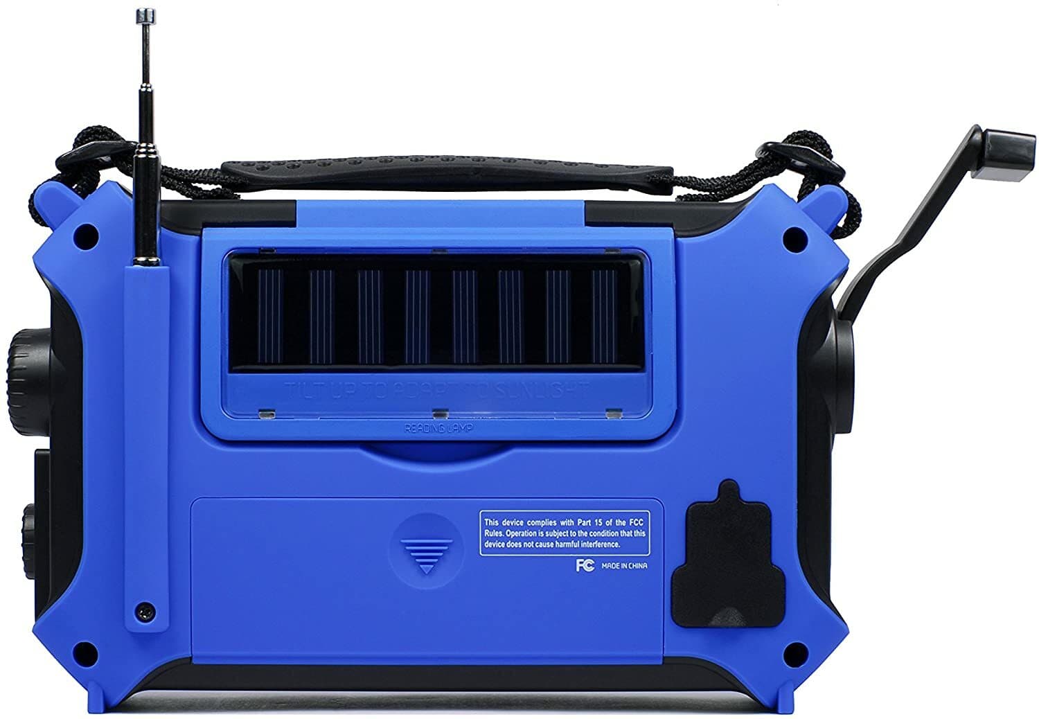Kaito KA500 AM FM Shortwave Solar Crank Emergency NOAA Weather Alert Radio Blue 4