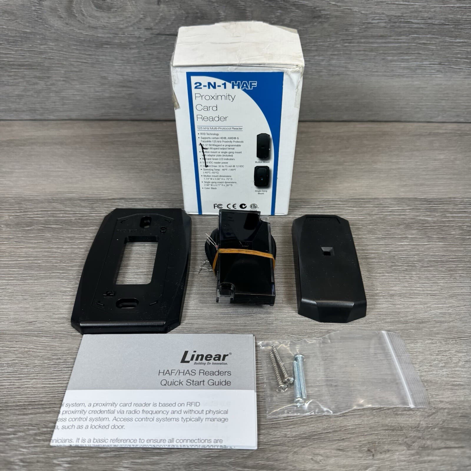 Linear 2-N-1 HAF 125 kHz Proximity Reader HID, AWID, Farpointe 620-100451