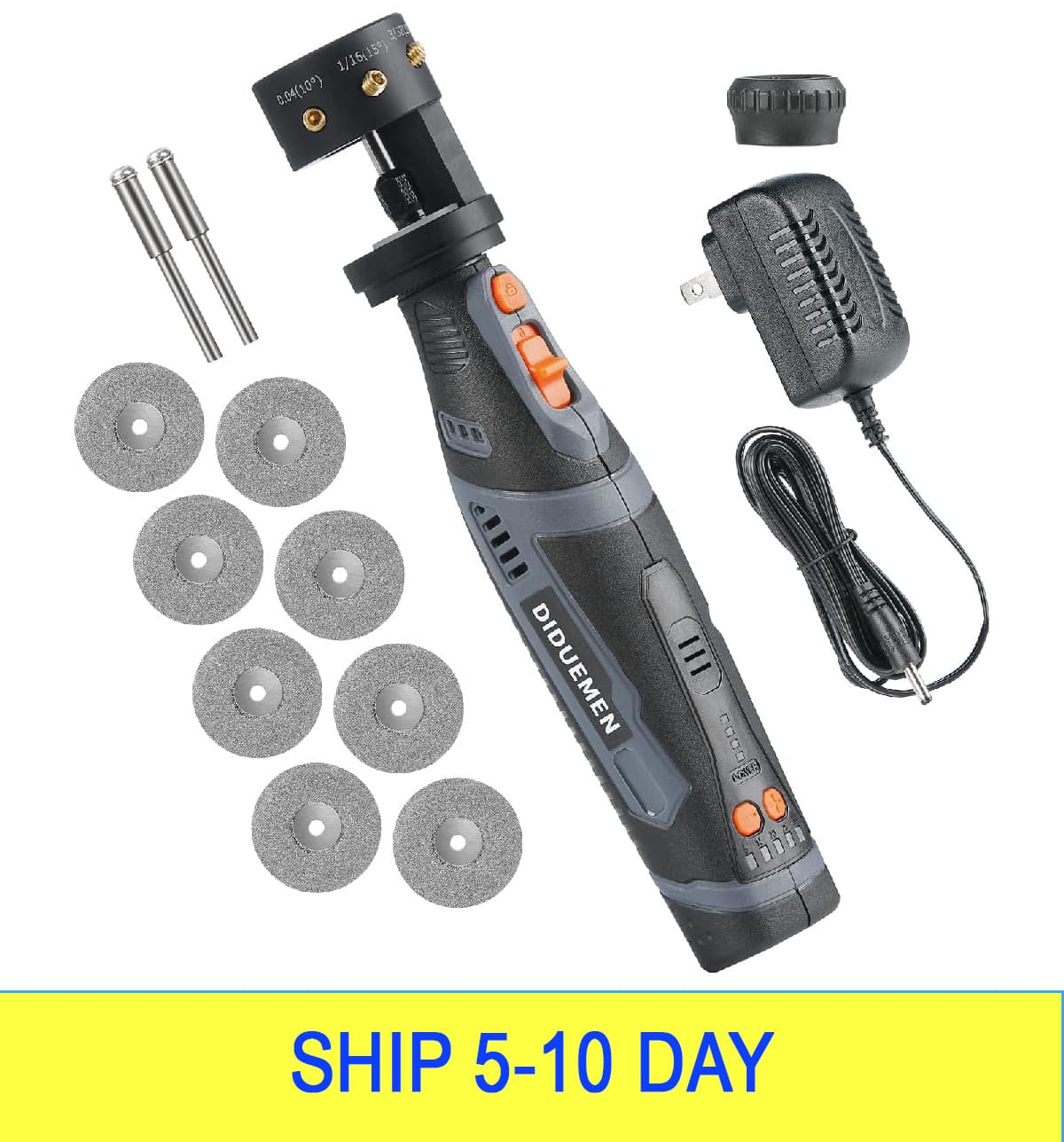 DIDUEMEM 8V Tungsten Electrode Sharpener, Cordless Tungsten Grinder for tig weld