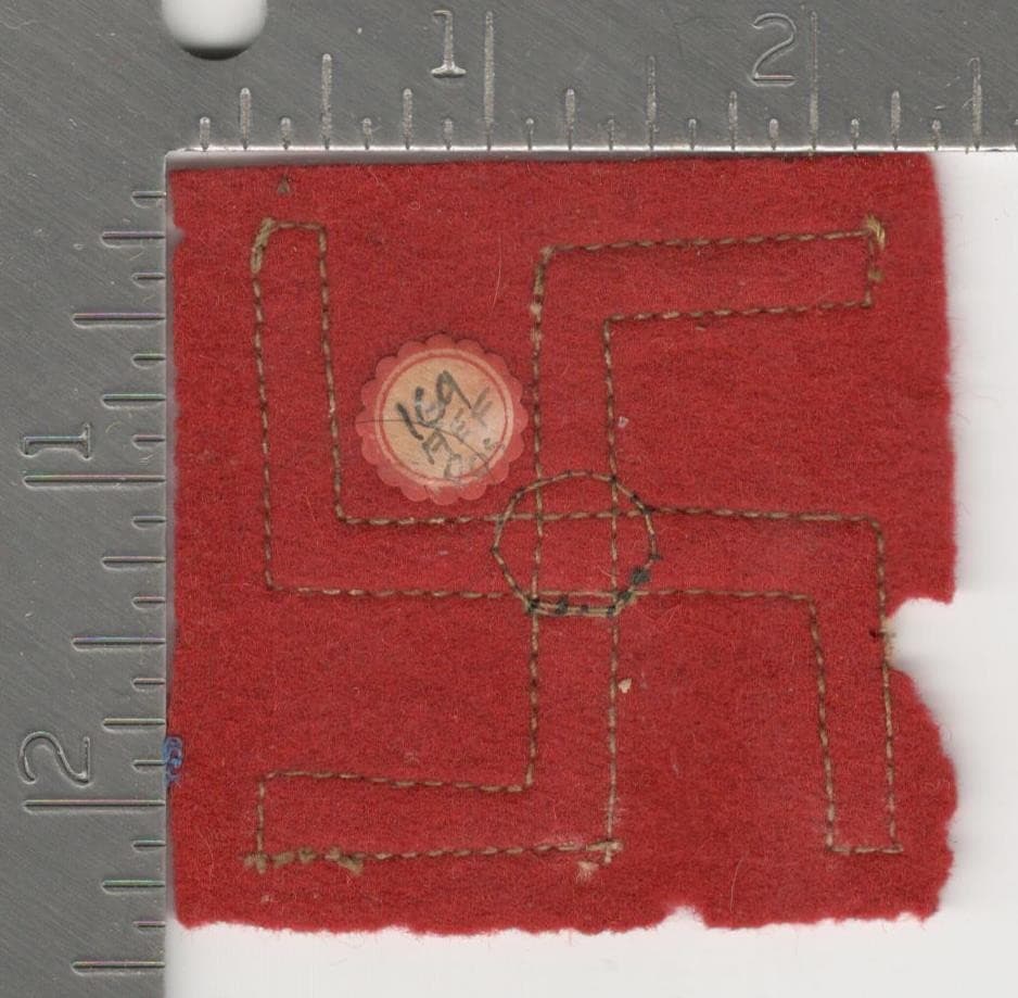 WW 1 US 92nd Division 350th Field Artillery Regiment Patch Inv# 341 2