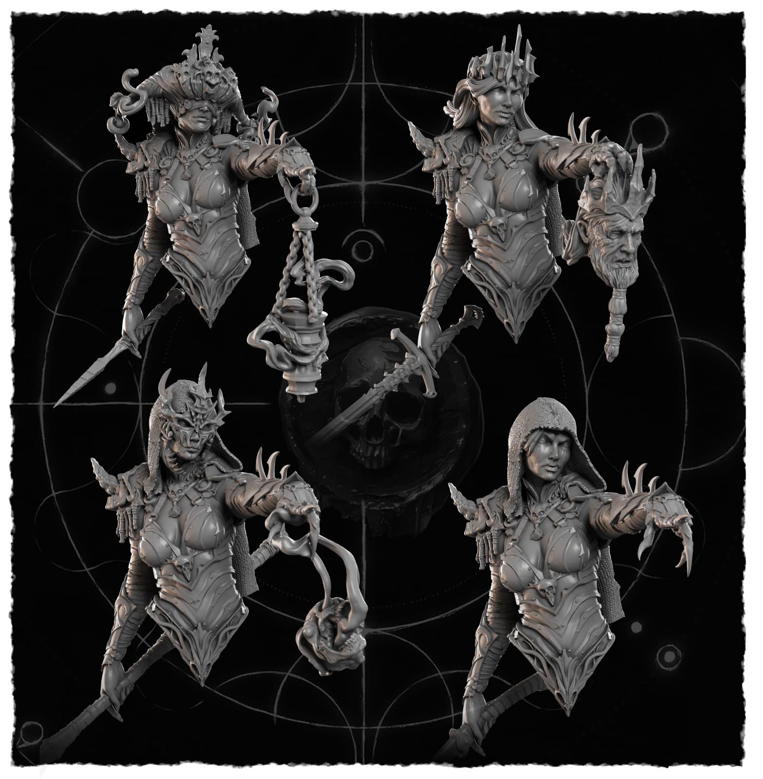 Stygian Realms - Seraphine, The Wra... | Sculptorium | 3D Print | Diorama 2