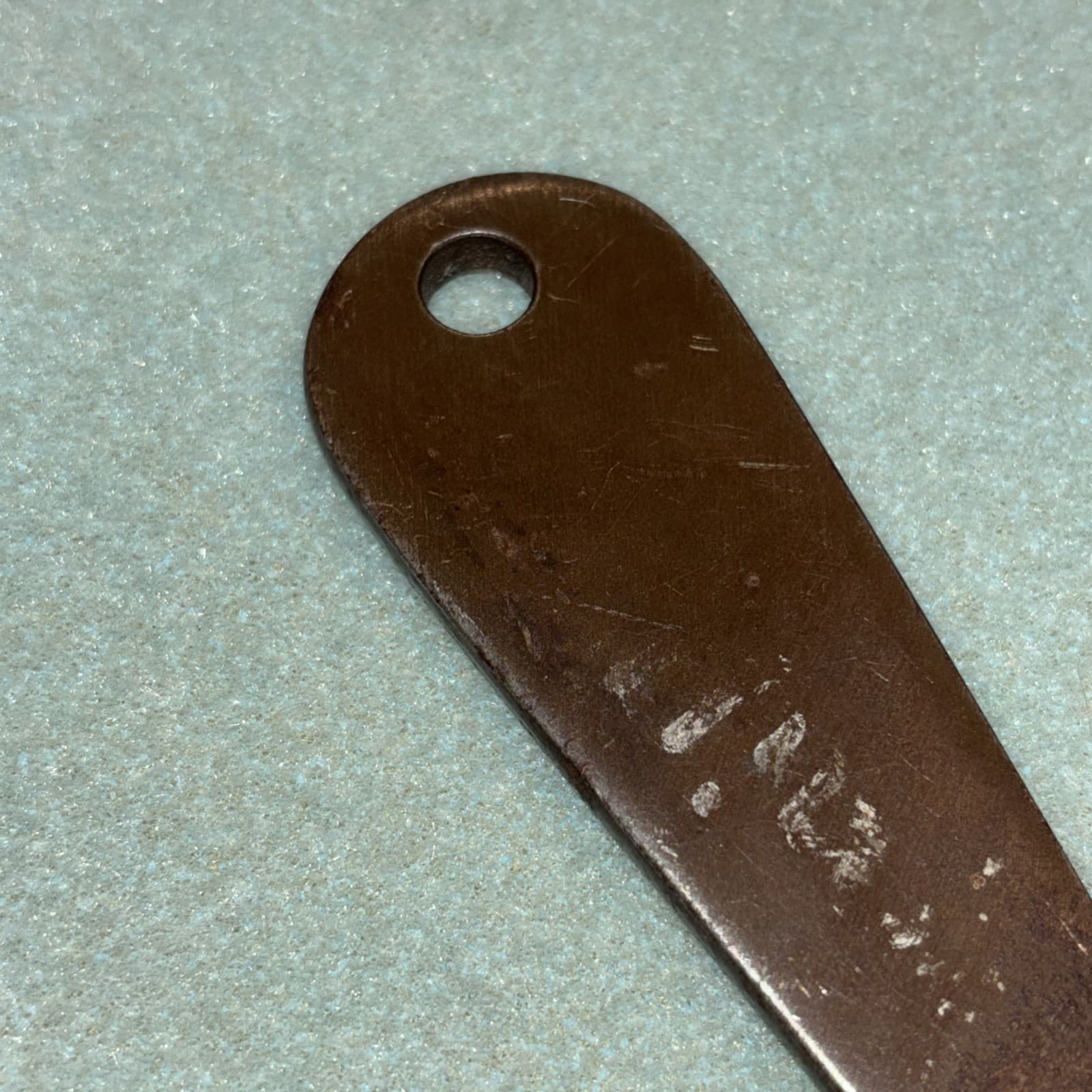 Unmarked Contemporary Silver And Gold Mounted Longhorn Hoof Pick 6