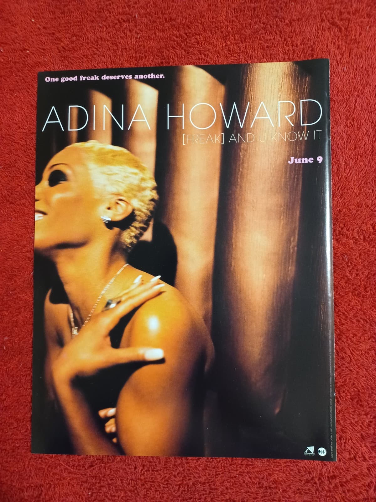 ADINA HOWARD - 1997 US Full-Page Ad '(Freak) And U Know It'  Single (HITS Mag.)