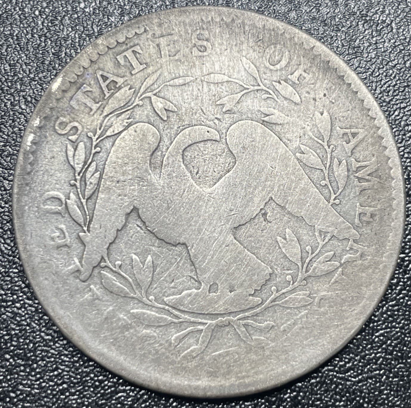 1795 Flowing Hair Half Dollar 50c Fair Details Early Rare Date 2