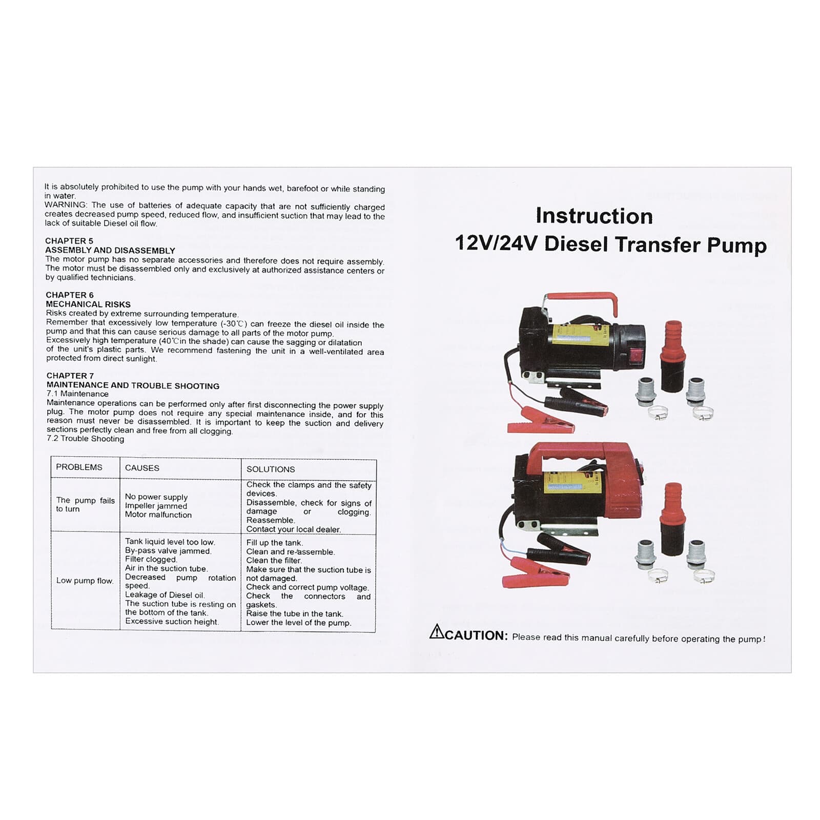 Fuel Transfer Pump Portable Electric Fuel Transfer Pump With Fuel Meter Nozzle 4