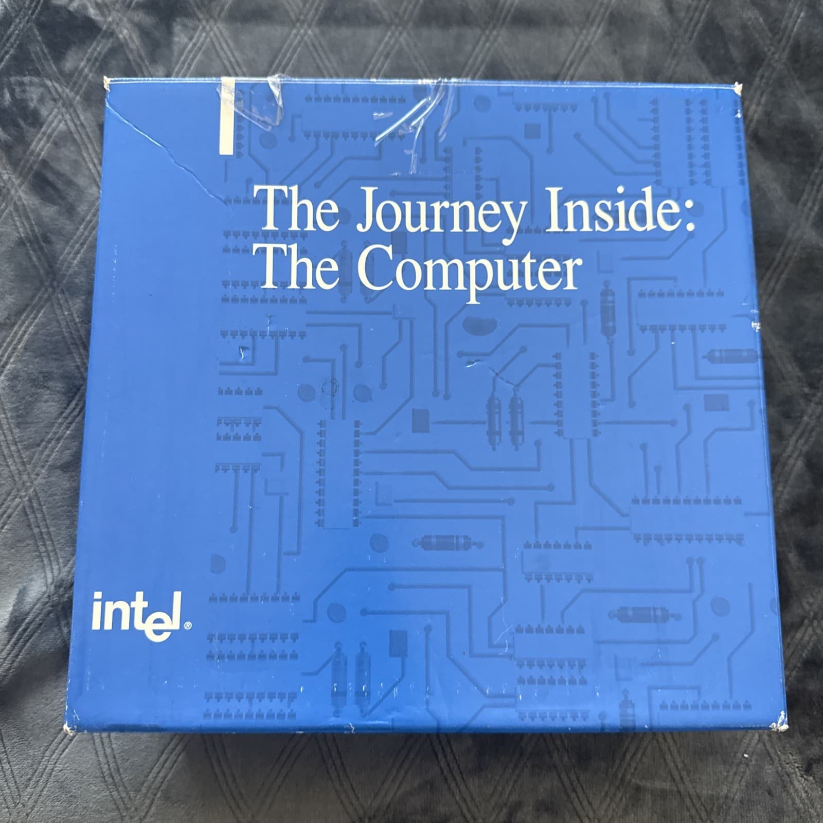 Intel Journey Inside: The Computer Chip Kit  w/ Uncut Silicon Wafer 1990’s 3