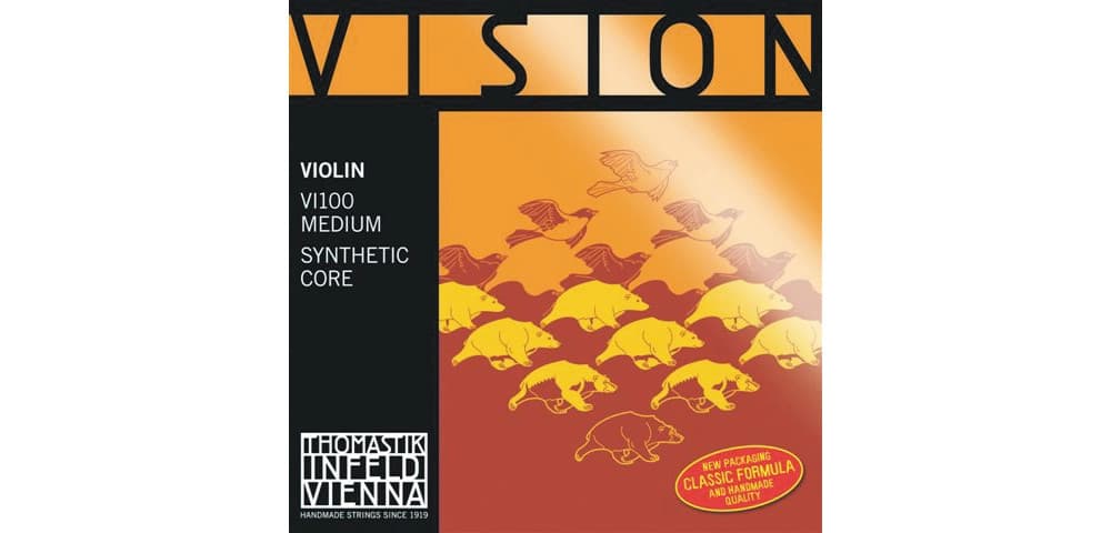 Thomastik Vision 4/4 Violin Strings Medium Set, Silver D 4/4 Size 2