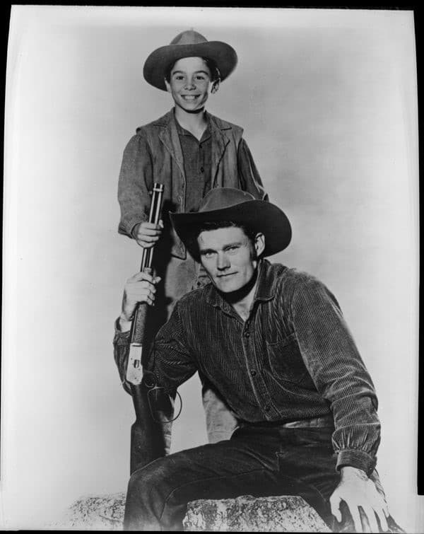 The Rifleman Chuck Connors Johnny Crawford Vintage Studio Negative TV Western