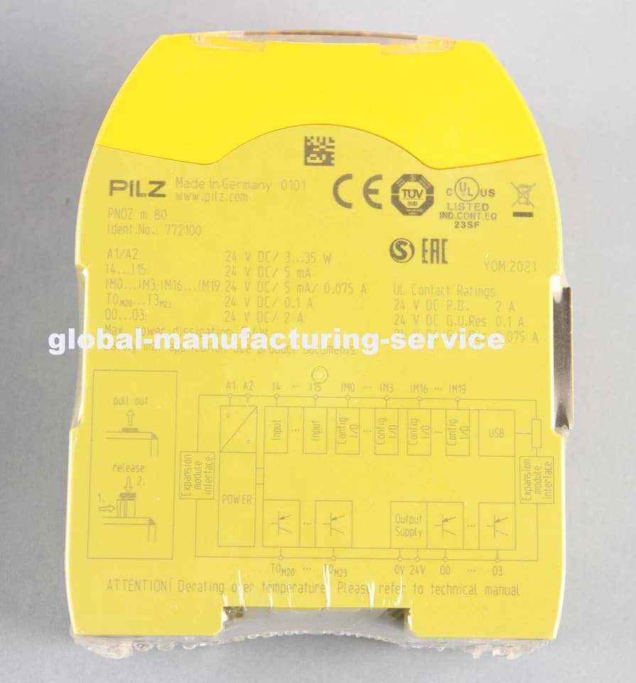 1PC New PILZ 772100 PLC Programmable Safety Relay Module 2