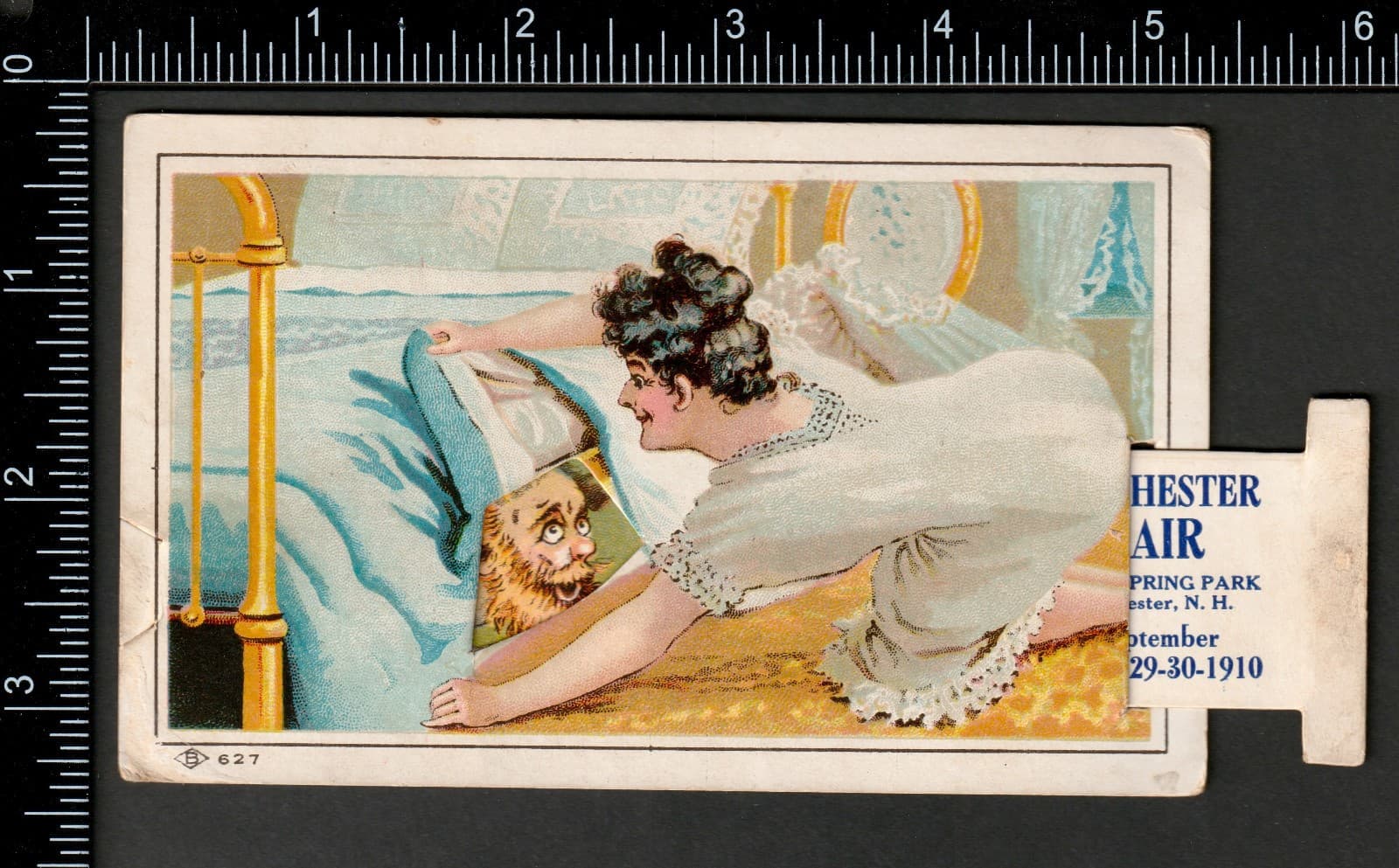 Wright Brothers: 1910 Exhibition Flights RARE Fair Mechanical Trade Card SR.E.WB 4