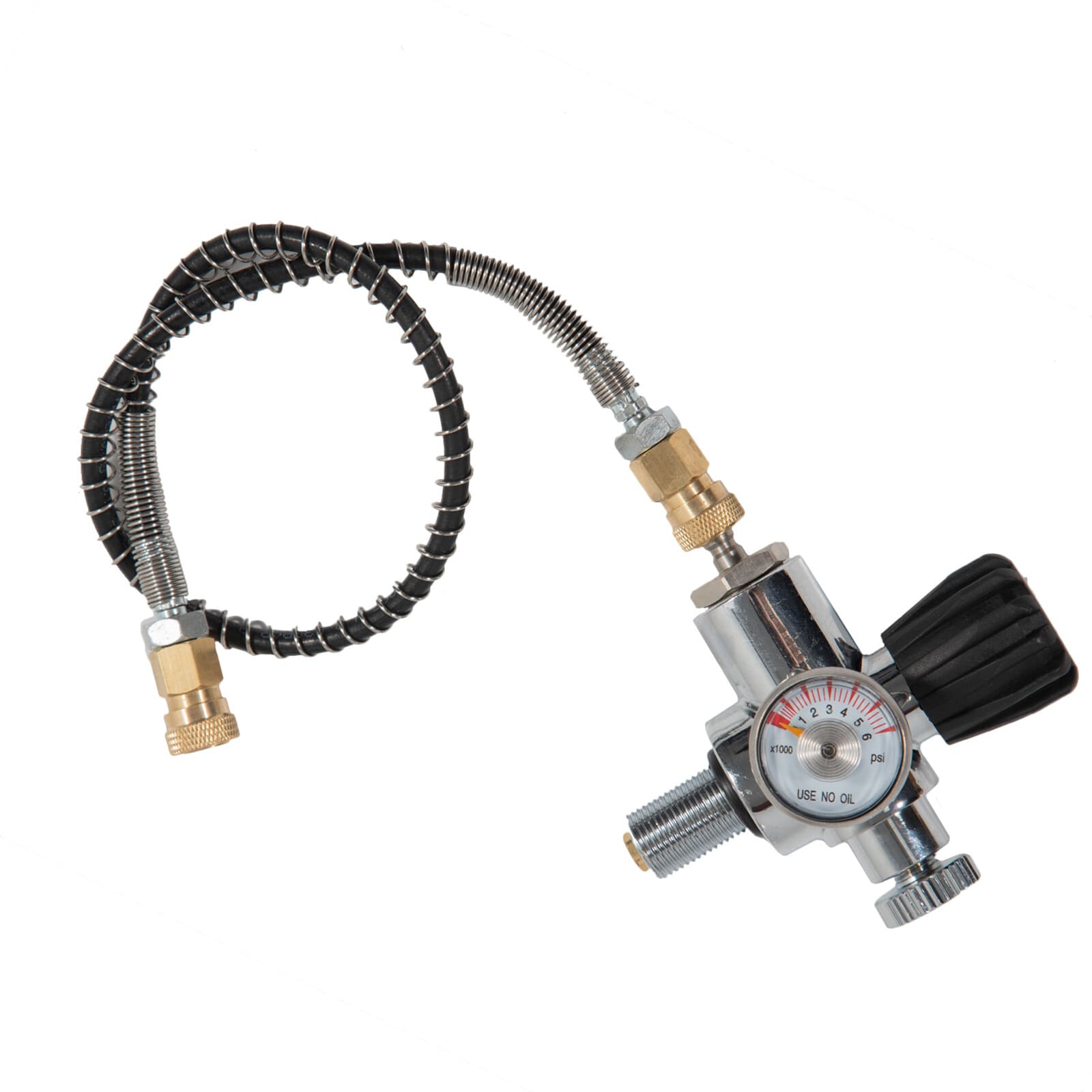 4500Psi Valve Regulator Fill Station Hose For PCP Air Tank SCBA SCUBA Cylinder 6
