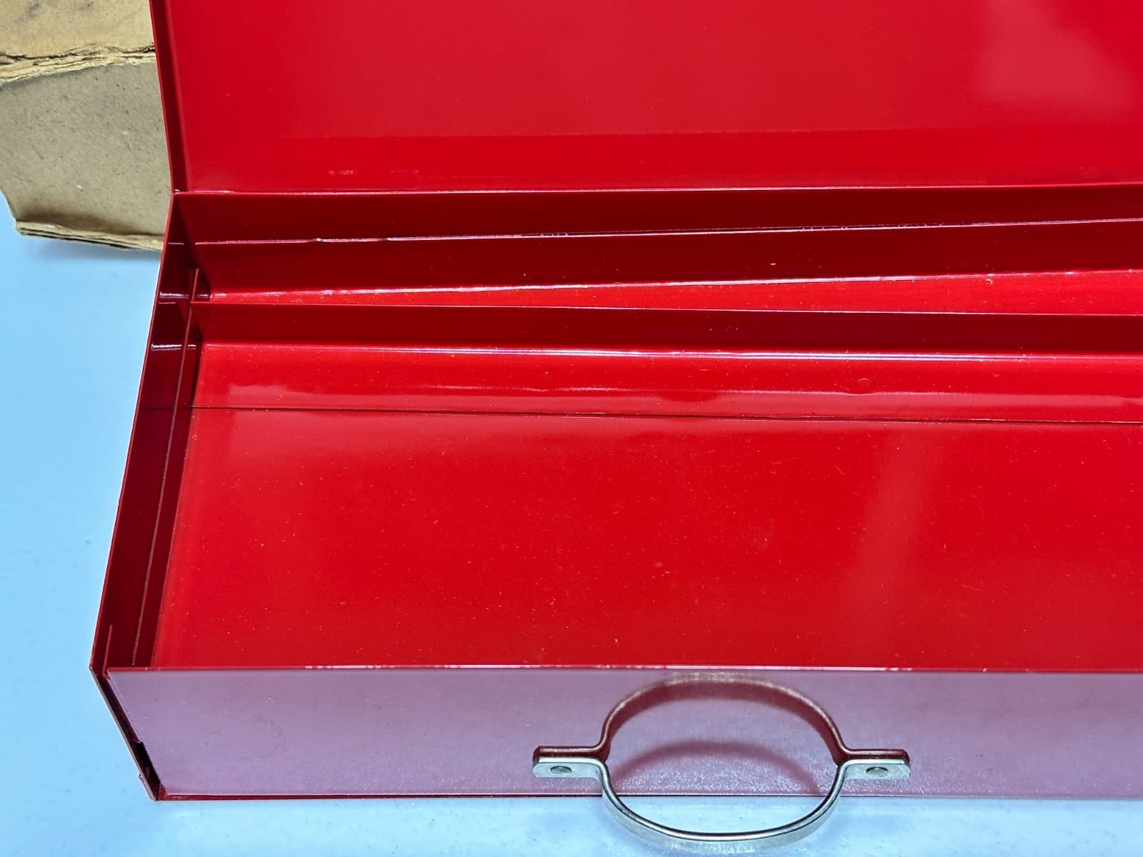 MAC Tools USA (RARE NOS) Mini Red Socket Tool Box Case w/ Single Sliding Drawer 4