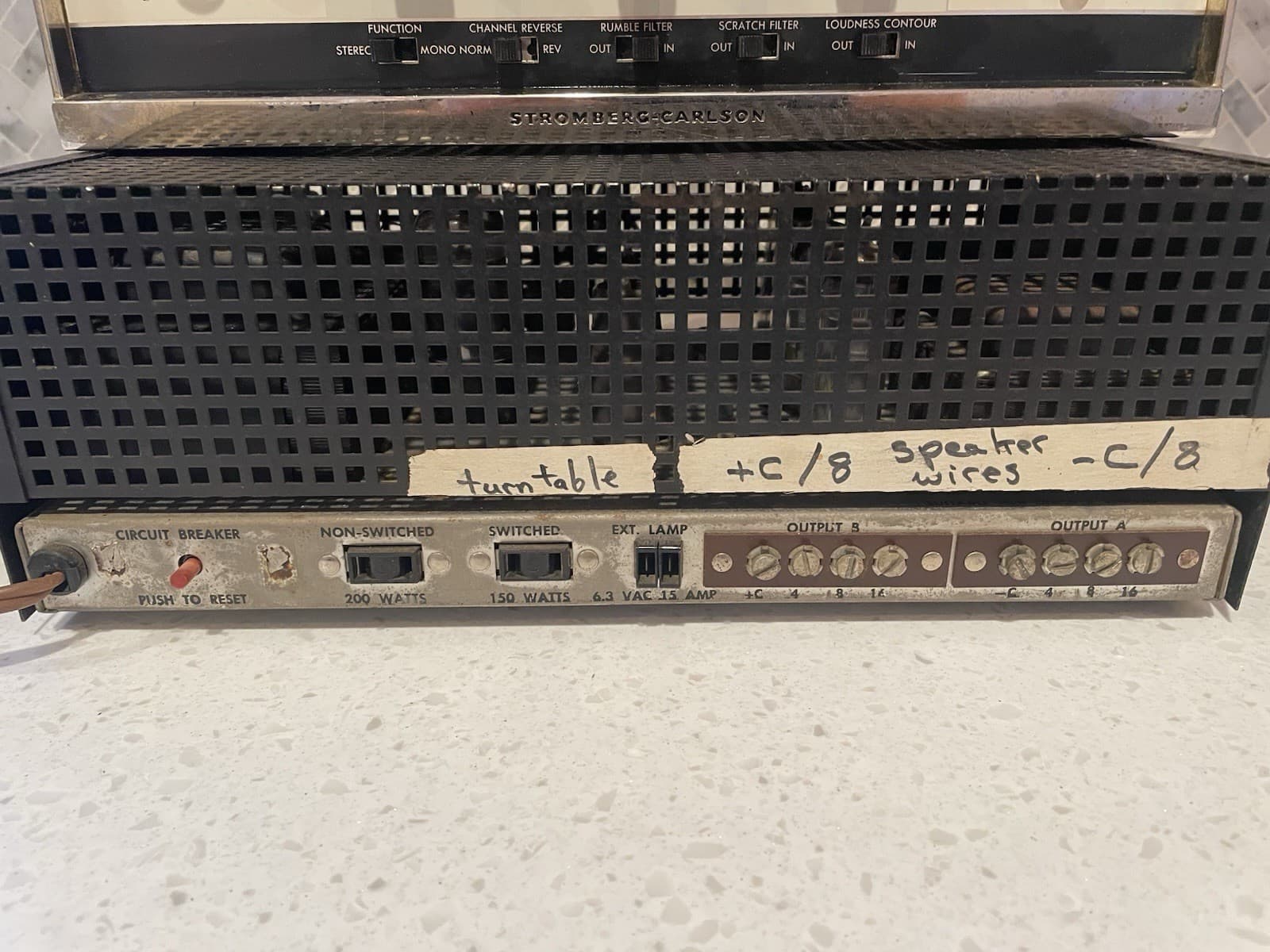 Stromberg Carlson ASP60  Amp & ASE6 Preamp 5