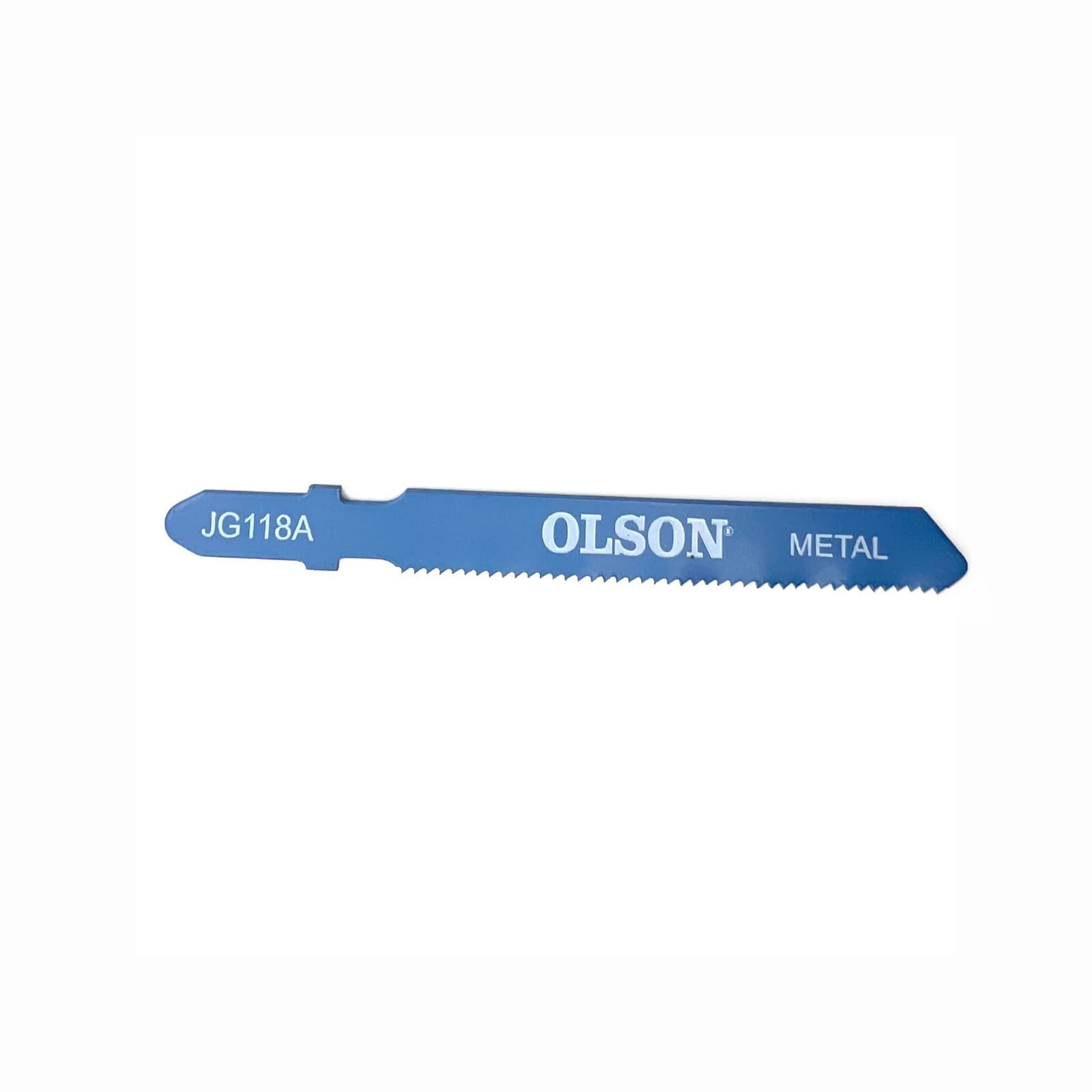OLSON Jigsaw Blades 5PCS 3" 21T - Metal Cutter, Straight Cuts, T-Shank (JG118A) 2