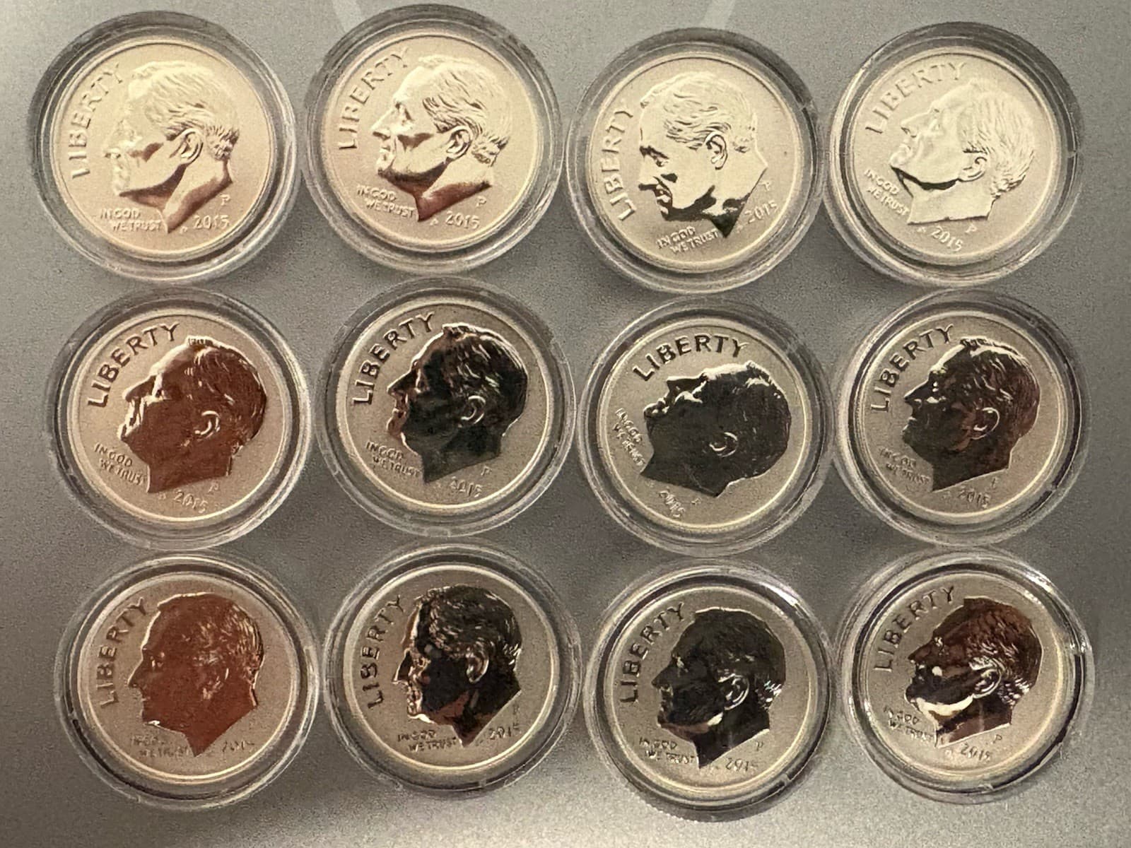 2015P Silver Reverse Proof Roosevelt Dime KEY DATE Free Shipping 2015-P 2