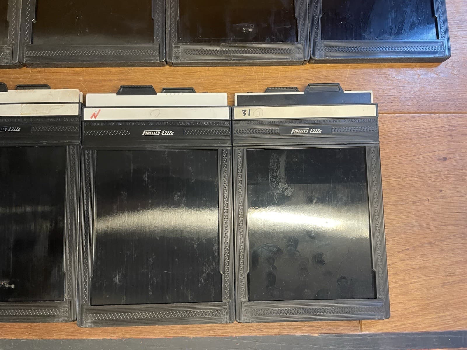 *Exc+5* Lot of 9 Fidelity Elite 4x5 Cut Film Holder From Japan #C8-24E 4