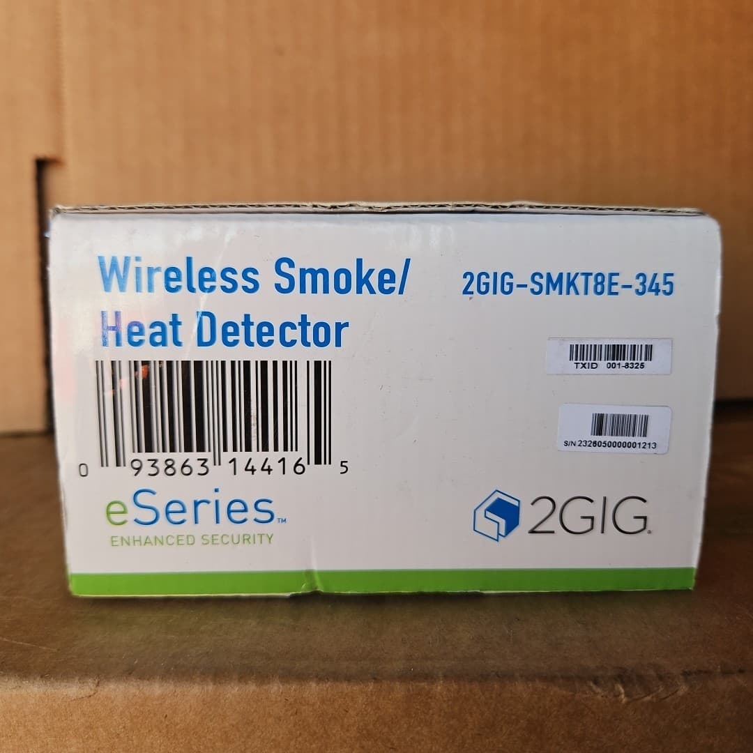 2GIG eSeries 2GIG-SMKT8E-345 Encrypted Smoke / Heat Detector 4