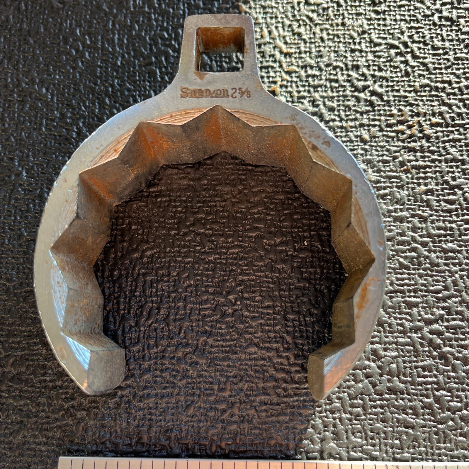 SNAP-ON 2-5/8”, 1/2" DRIVE 12 PT FLANK DRIVE DEEP FLARE NUT CROWFOOT WRENCH - c 3