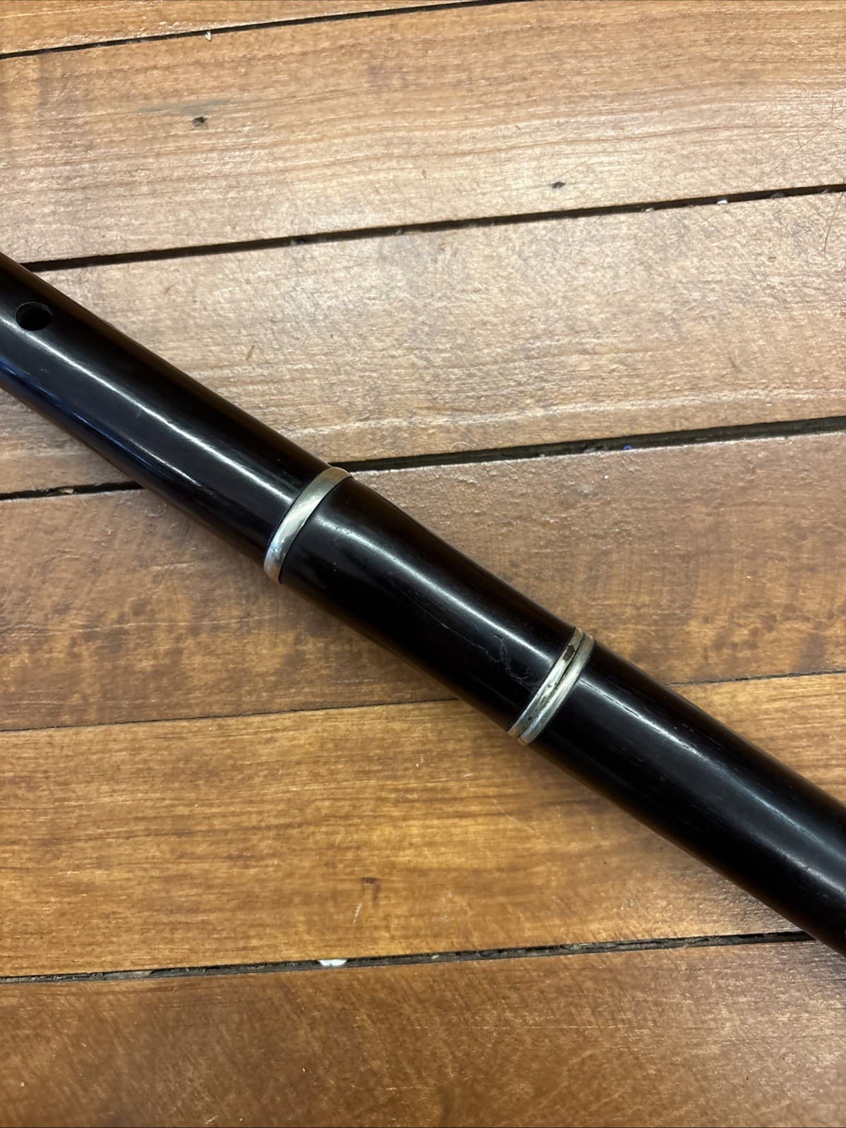 ANTIQUE 19TH CENTURY FLUTE Single Key Rare 1800s Flute 5