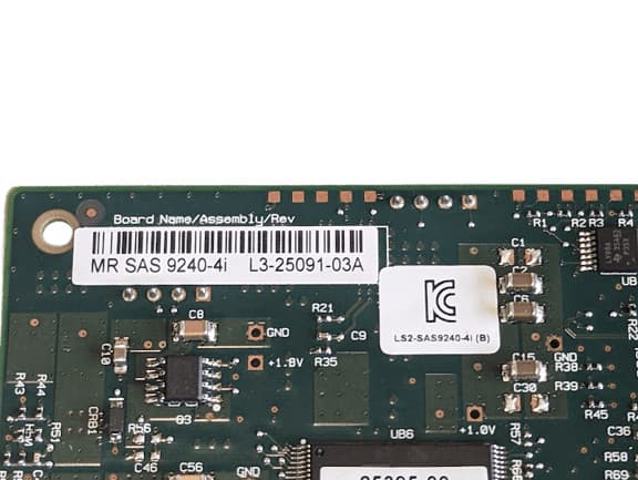 LSI MR SAS 9240-4i L3-25091 MegaRAID Controller Full Height 3
