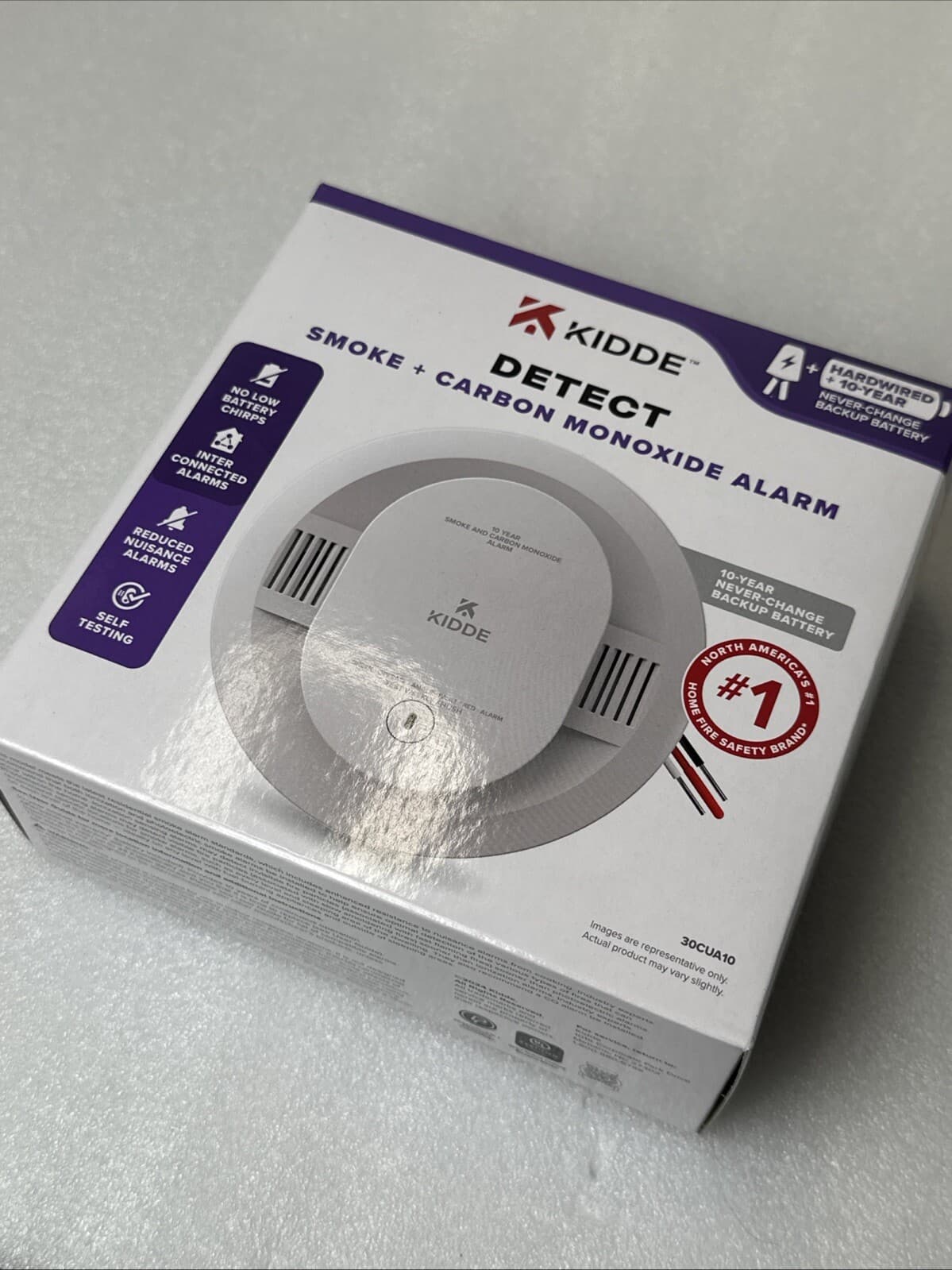 Kidde 30CUA10 Smoke & Carbon Monoxide Alarm Hardwired 10-Year Battery | NEW 6