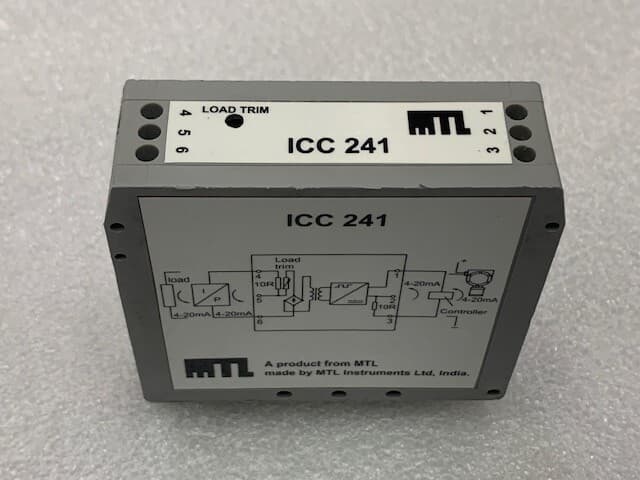 MTL Instruments ICC241-T3 Curent to Current Loop-Powered Isolator Used