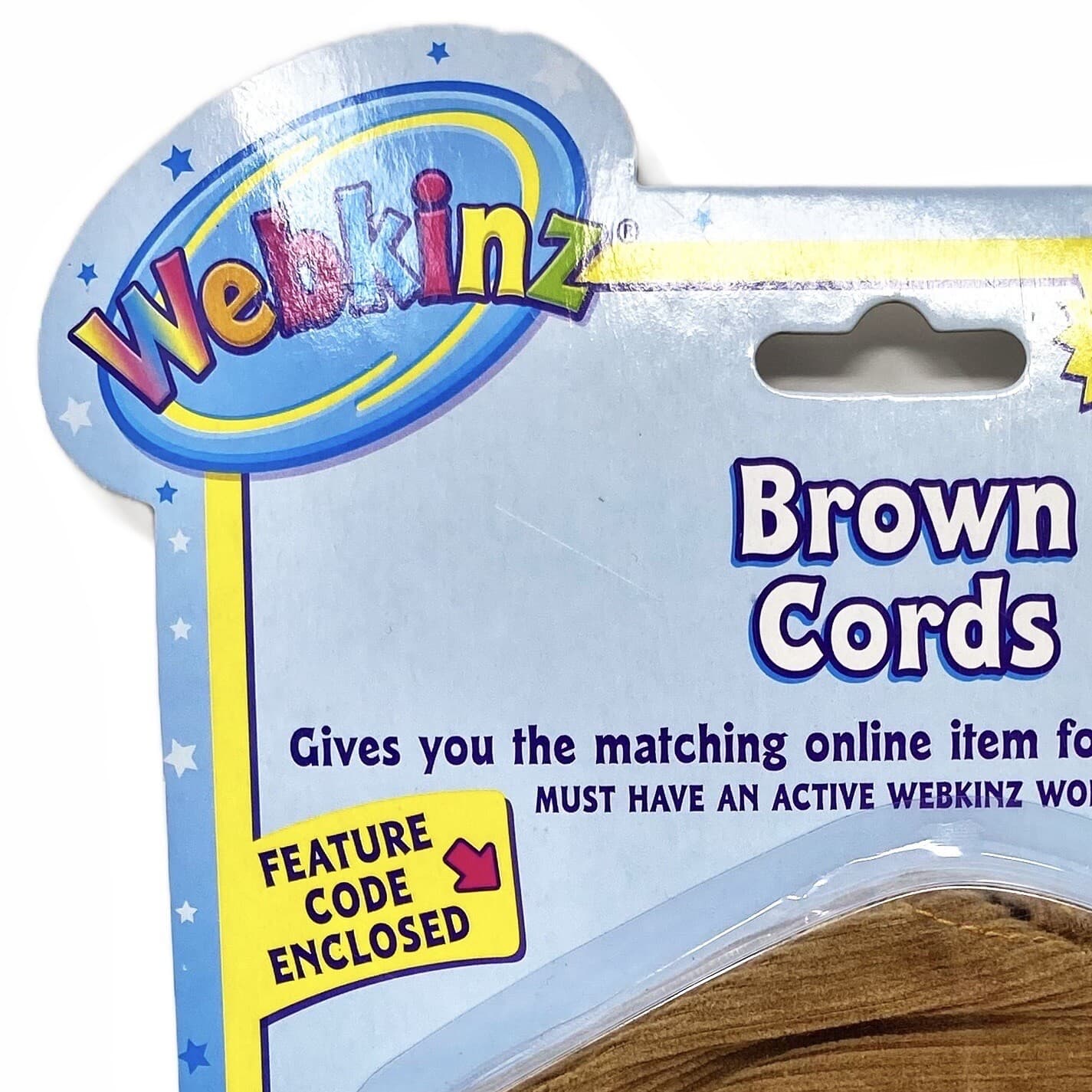 Ganz Webkinz Clothing Outfit Brown Corduroy Pants Fits Most Dog & Cat Plush CODE 3