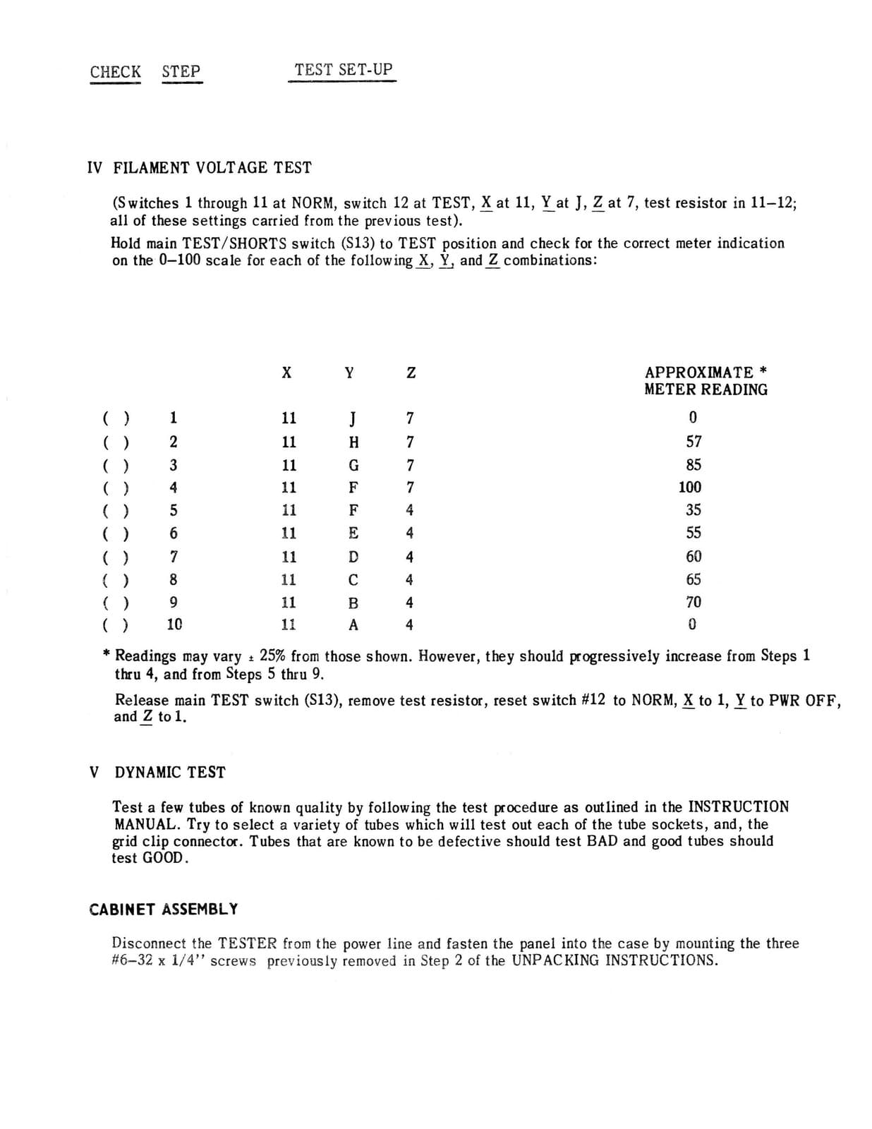 Ultimate  Mercury Tube Tester  Operation Service Manual Schematics Chart  on DVD 6