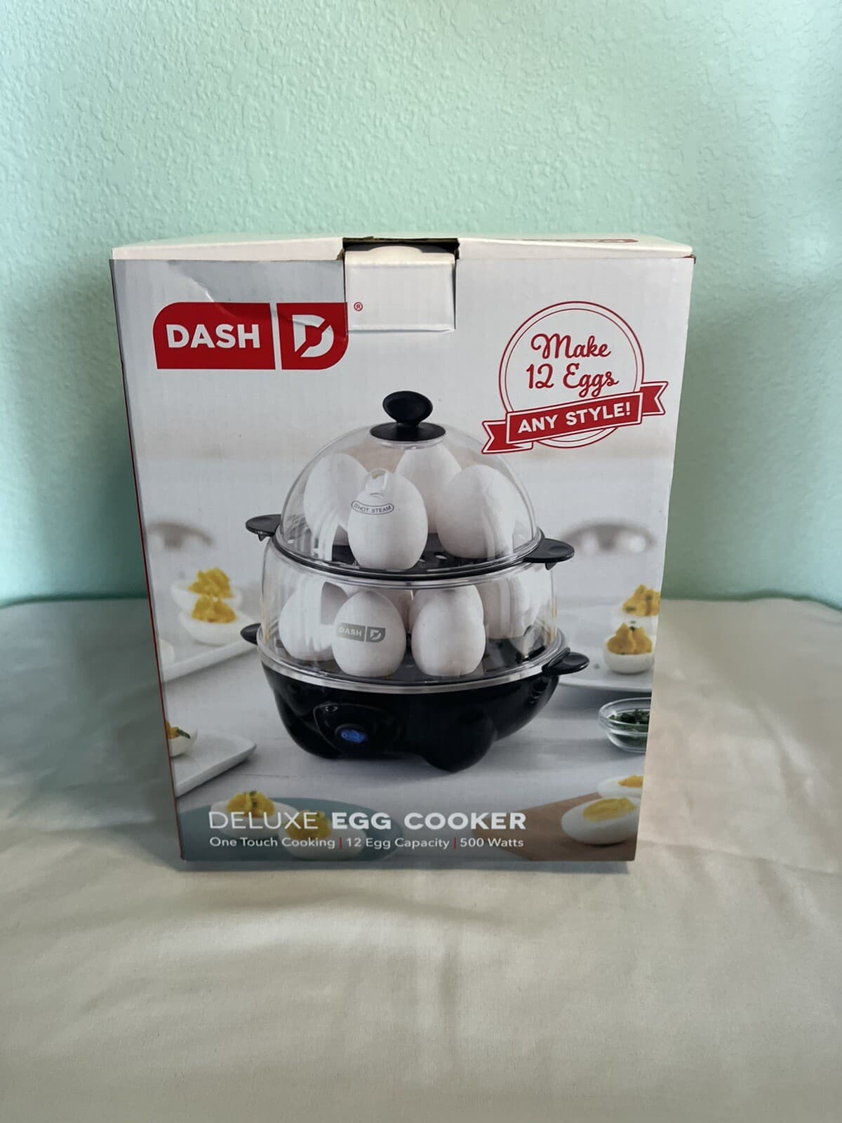 DASH Deluxe Rapid Egg Cooker for Hard Boiled, Poached, Scrambled Eggs, Omelets 3