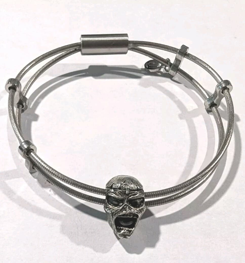 Iron Maiden Steve Harris Bass String Bracelet - Played On Future Past Tour