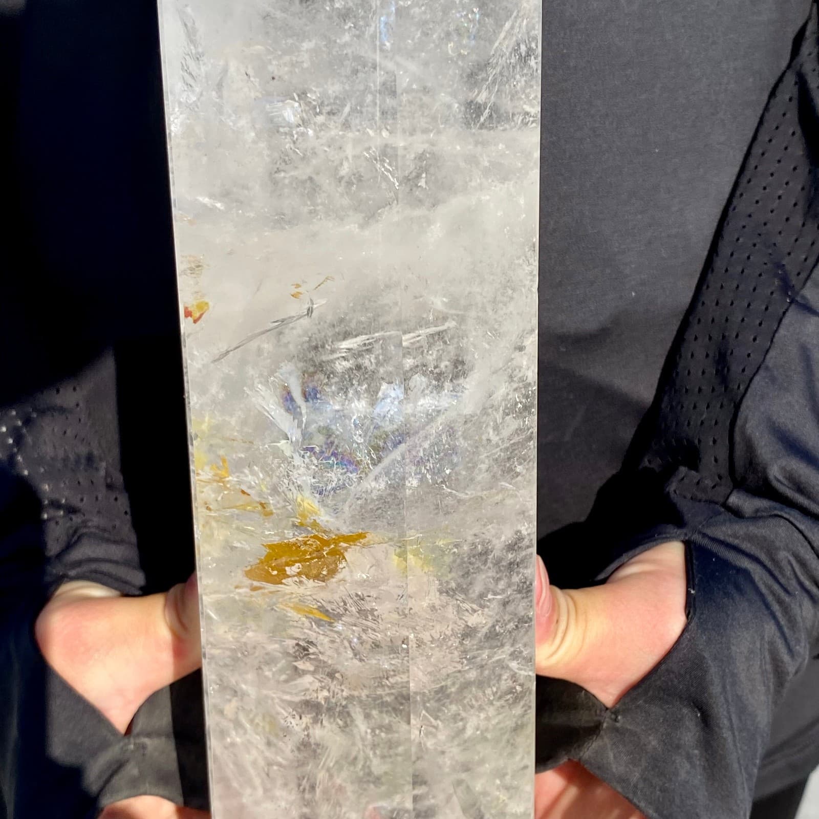 13.78LB Natural Clear Crystal Obelisk Quartz Energy Tower Point Reiki Healing 6