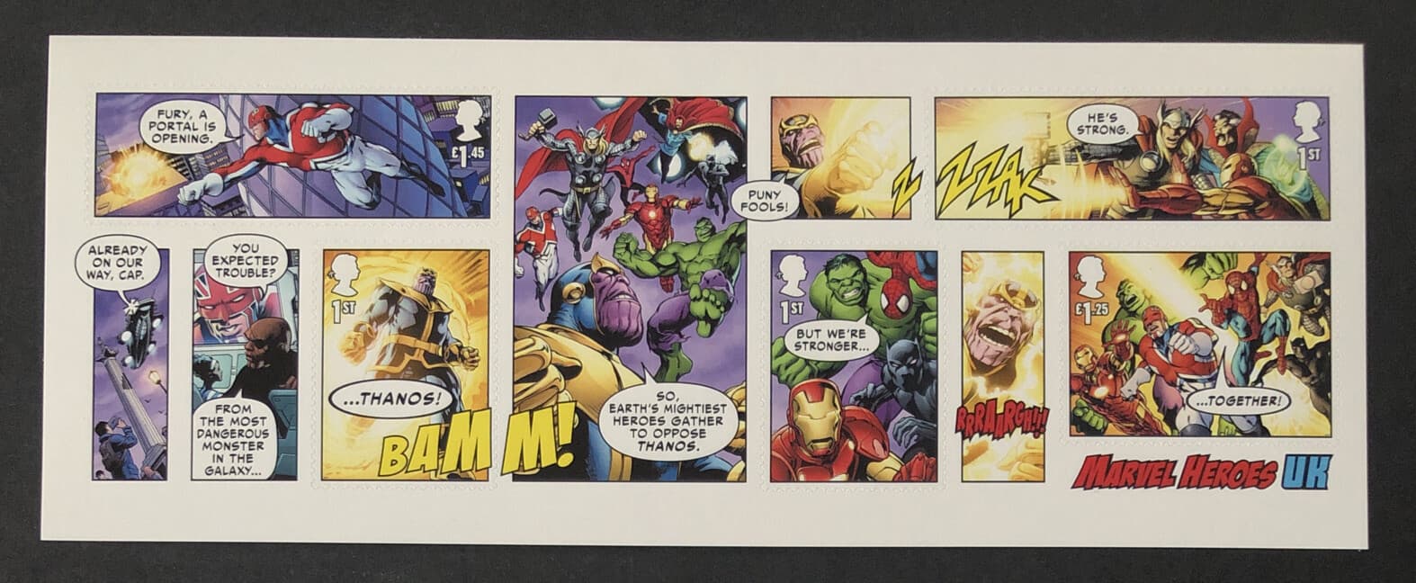 GB 2019 MNH MINIATURE SHEET MARVEL HEROES - FREE UK P&P