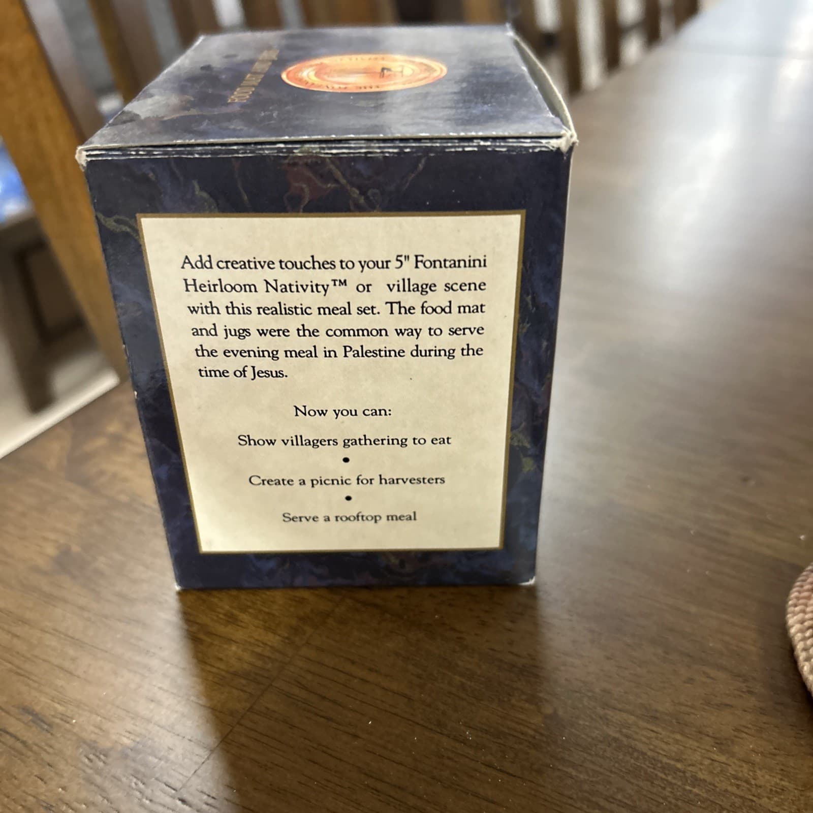 1999 Fontanini Food Mat and Jugs 55516 Heirloom Nativity 5" New 3