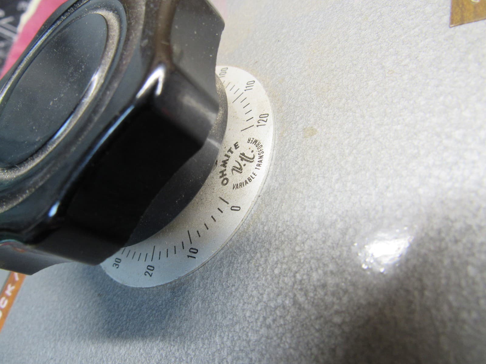 Vintgae Home Brew Variable Transformer Ohmite VT-3N Variac 4