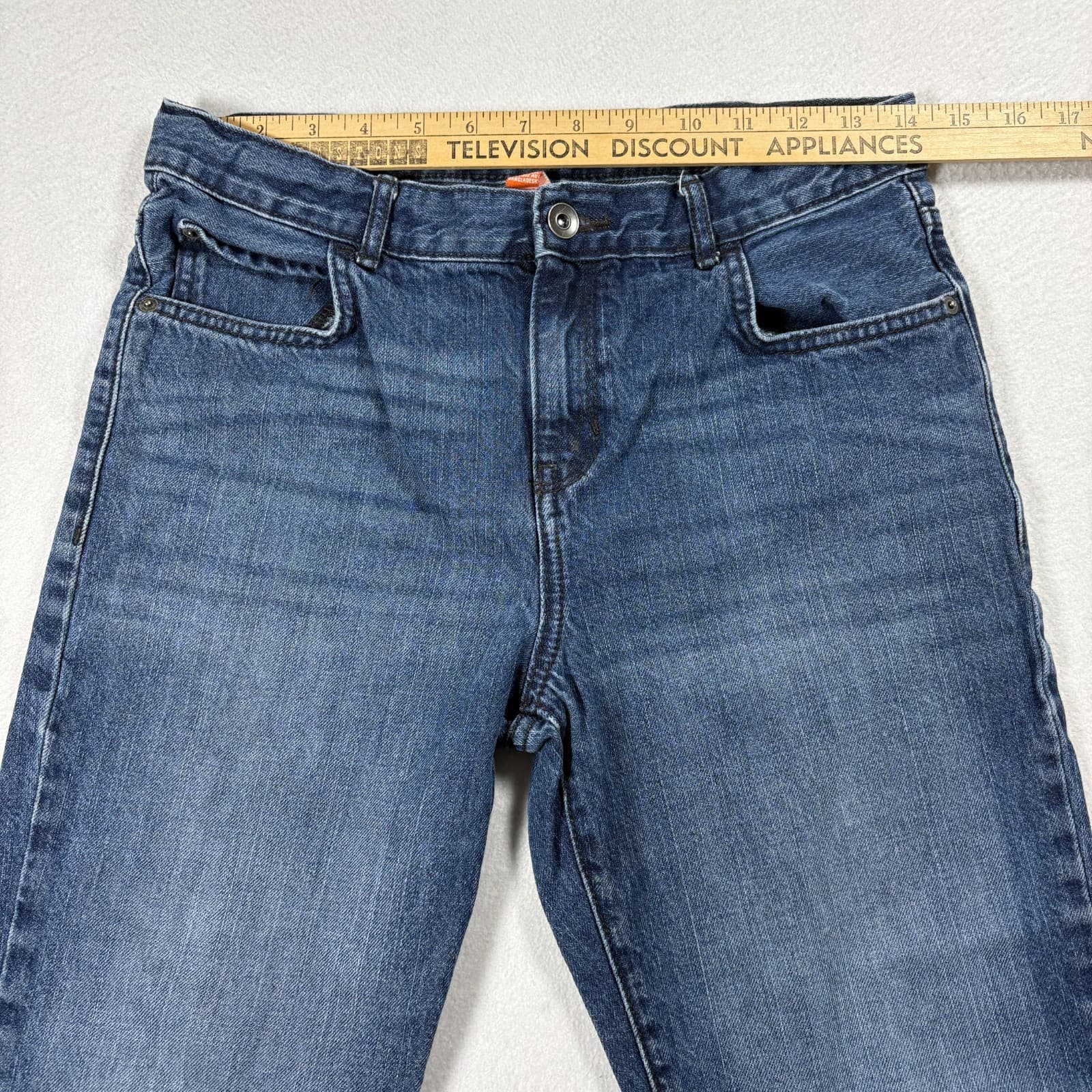 The Children’s Place Boys Jeans Size 16 Straight Fit Blue Denim Classic Wash 6